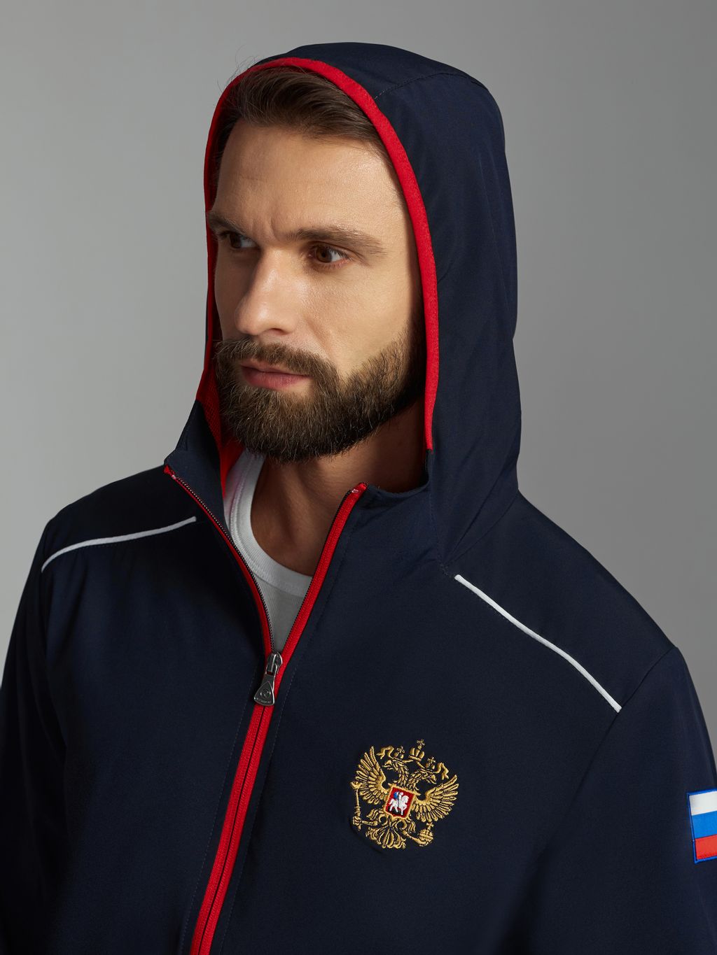 Спортивный костюм мужской RUSSIA 15M-RR-1375 RED-N-ROCKS