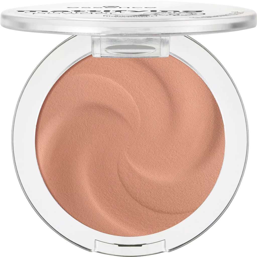 essence Матирующая компактная пудра Mattifying Compact powder, 02 soft beige  фото 2