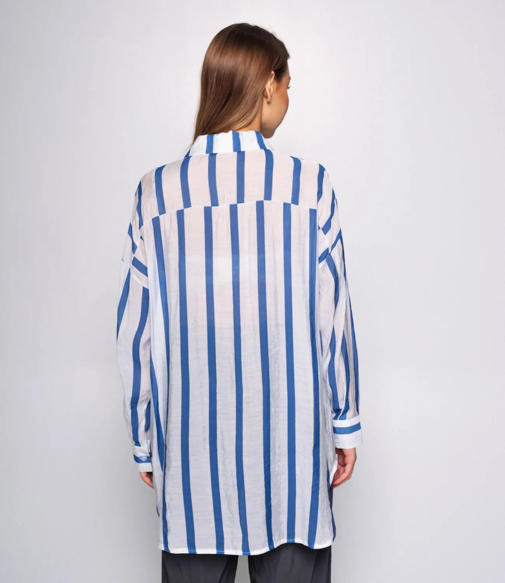 Рубашка #КТ21020 (1), синий