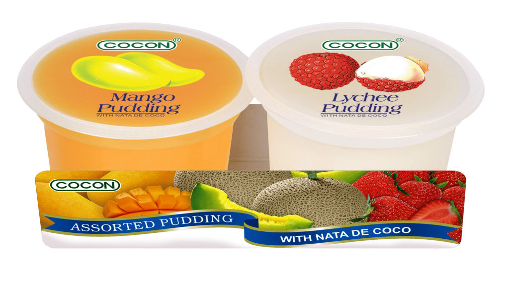 Фруктовый пудинг со вкусом манго и личи Cocon, Малайзия, 236 г (2*118 г) Акция
