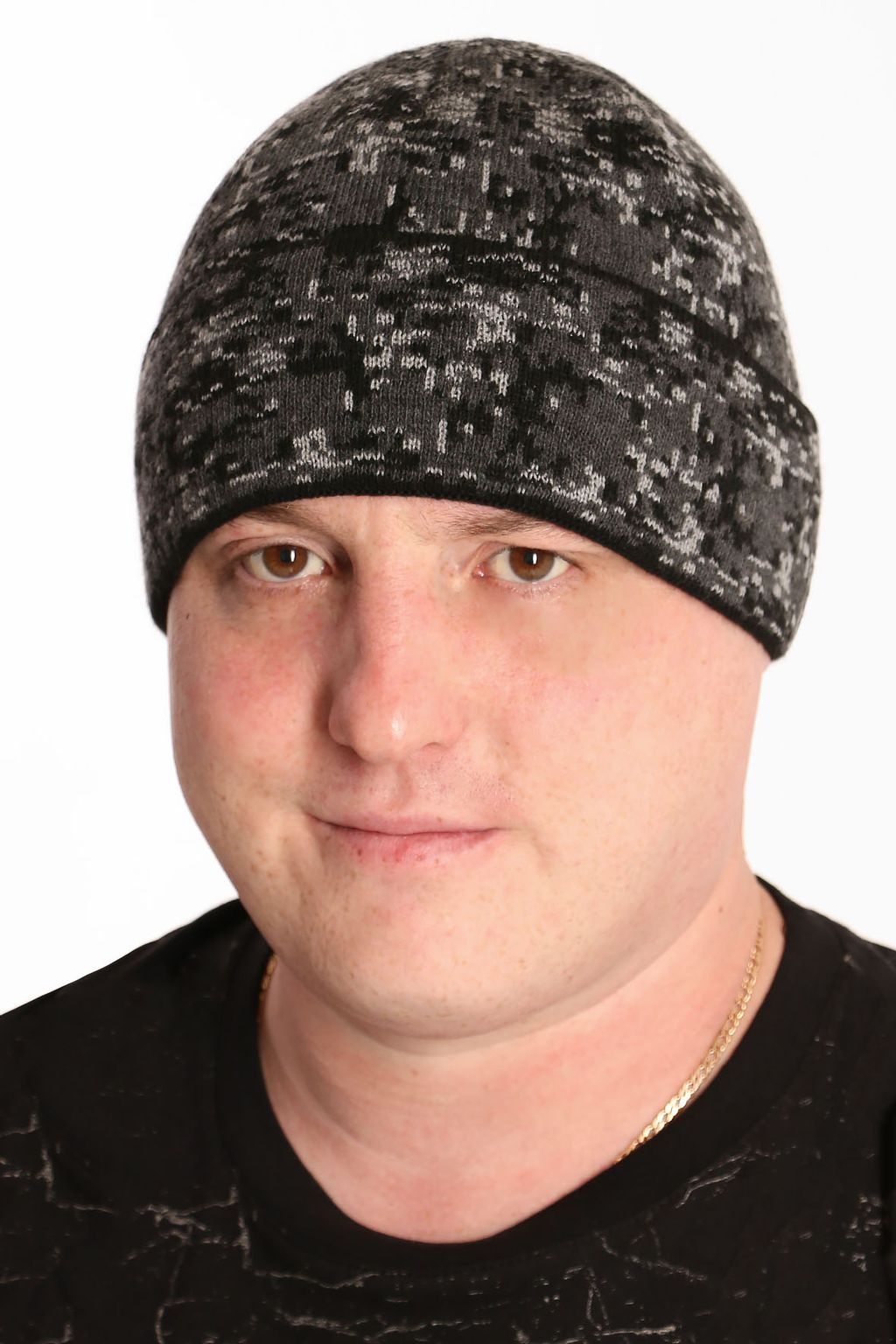 1А-33 2015.С2 Шапка мужская утепленная с отворотом