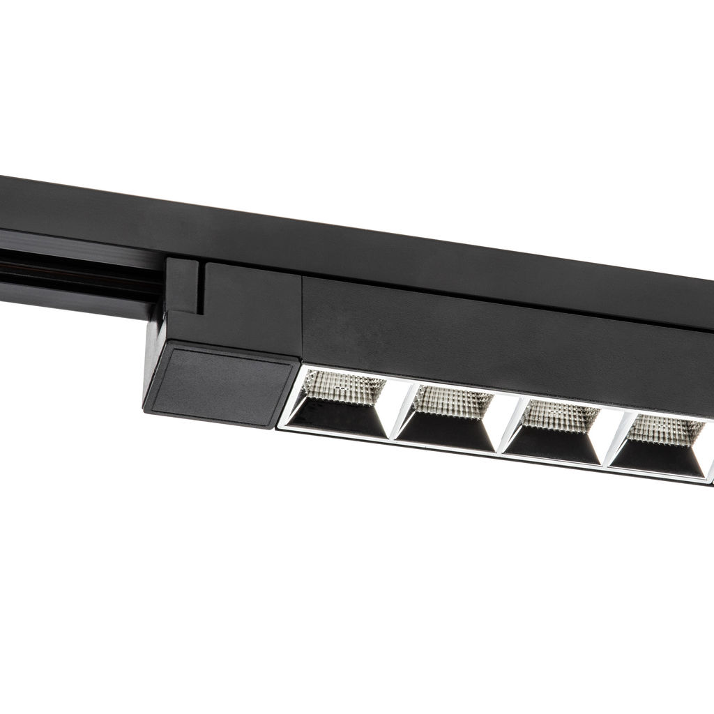 ULB-Q282 30W/4000K BLACK Светильник-прожектор светодиодный трековый. Линейный. 2500 Лм. Белый свет (4000К). Корпус черный. ТМ Volpe