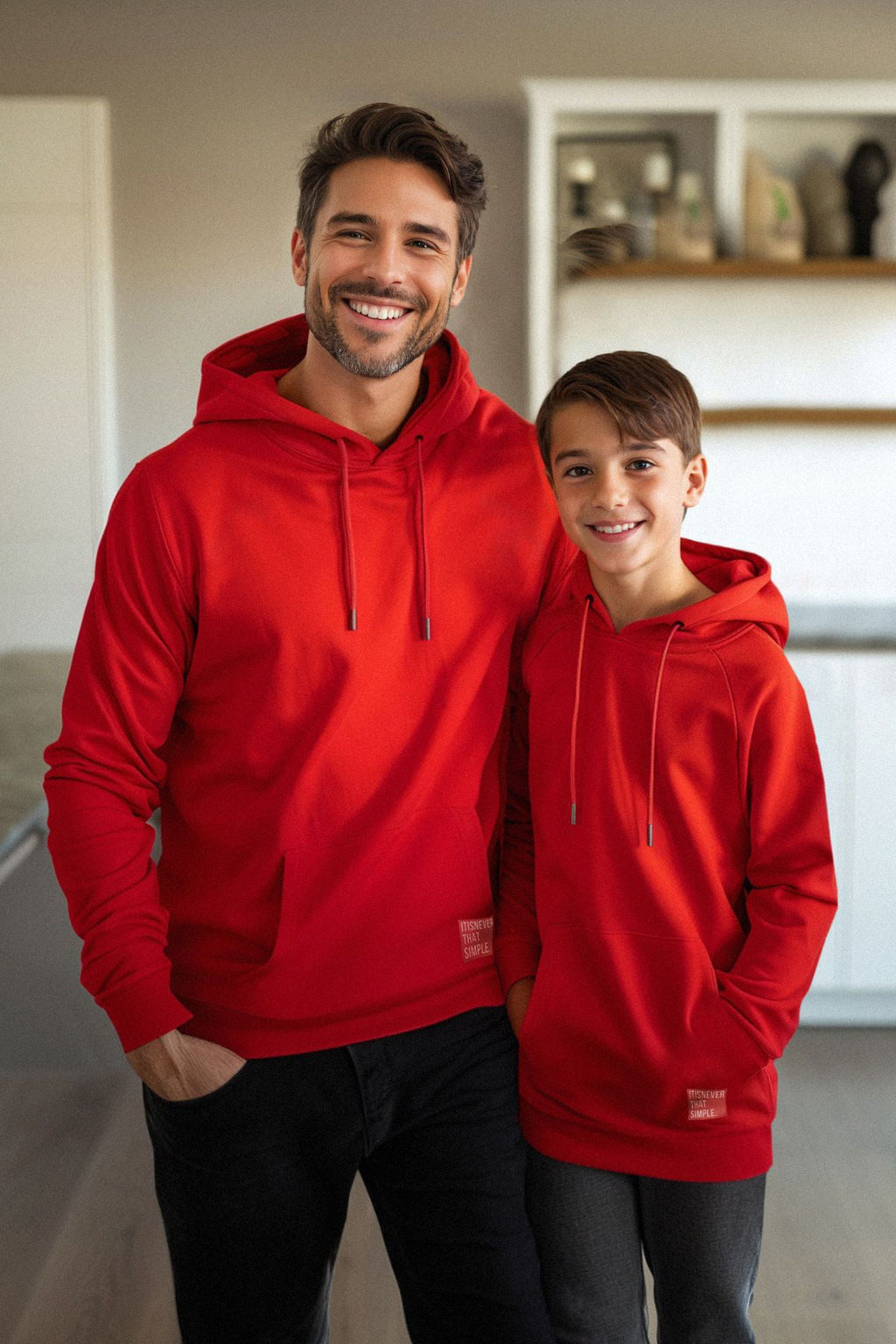 Bordo Baba-Ogul Unisex Bask?l? Orme Mini Me Sweatshirt TKDAW25SW00072