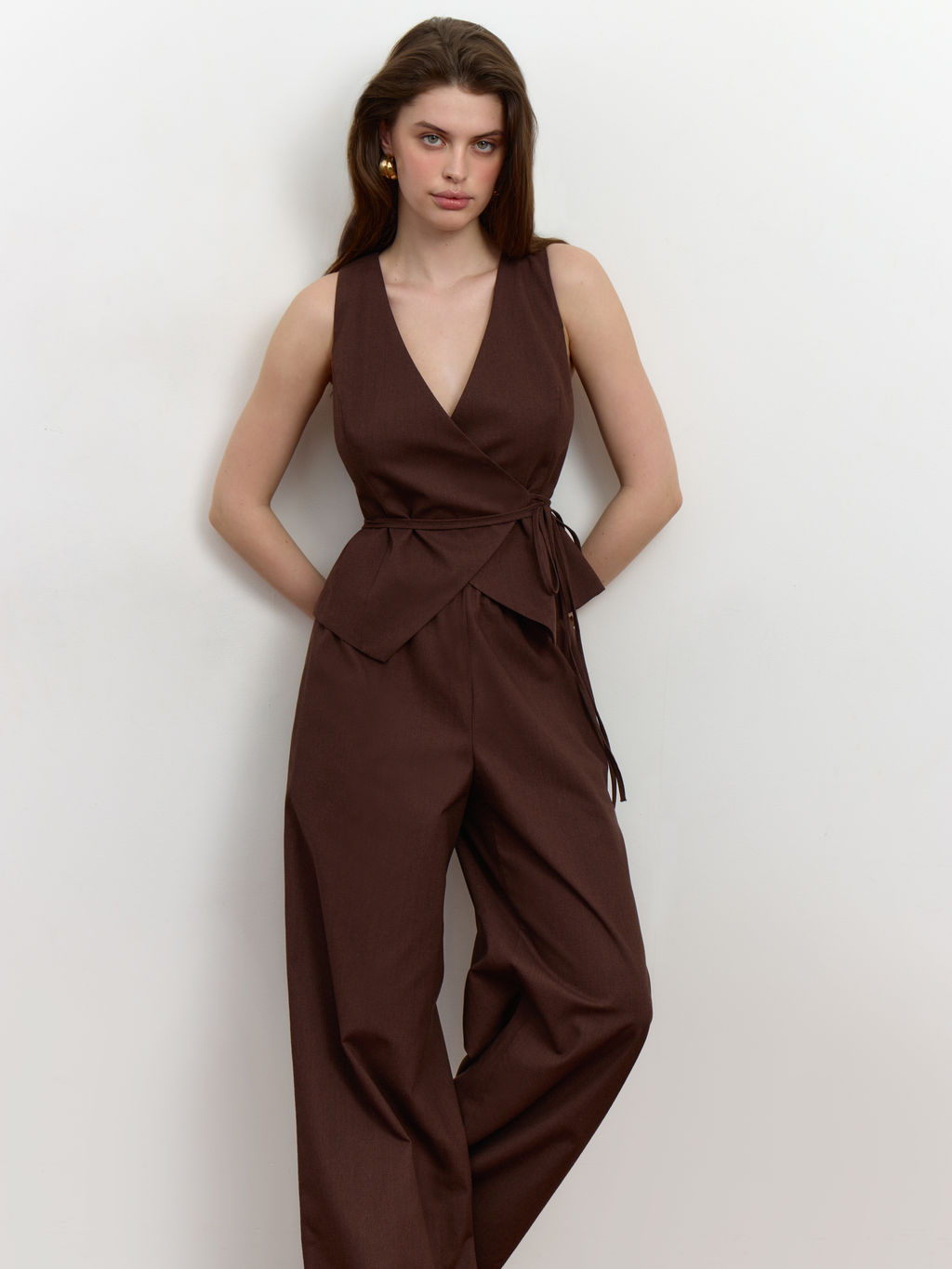 Брюки на резинке изо льна - Mollis фото 3