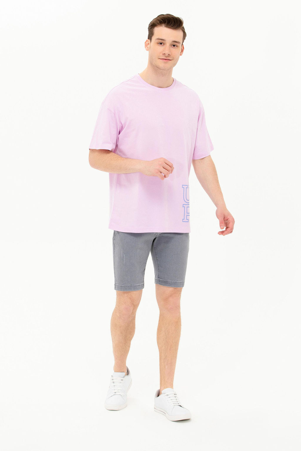 U. S. Polo Assn Мужская футболка оверсайз с круглым вырезом Magnolia - U.s. polo assn фото 2