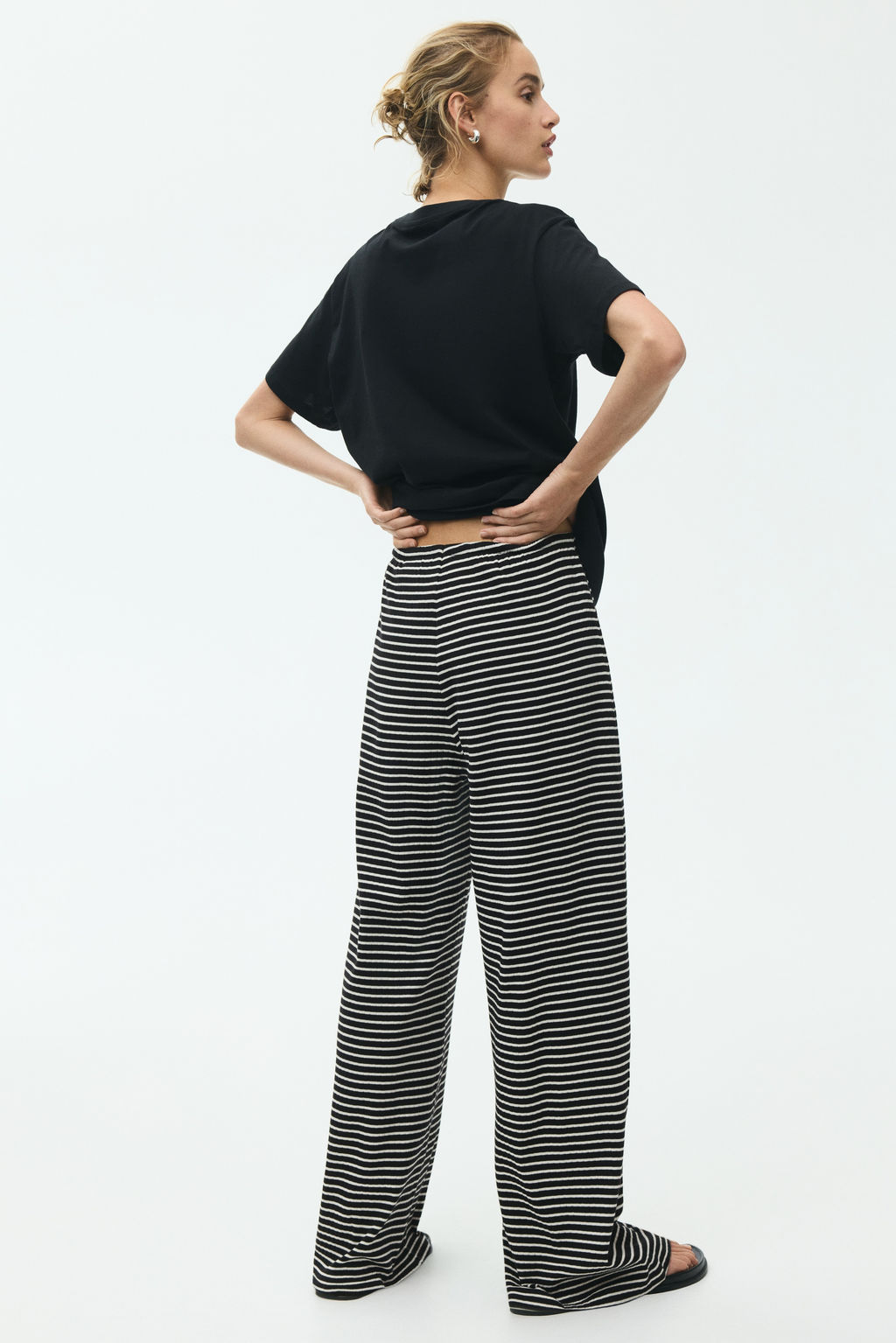 Pantal?n de canal? con cord?n de ajuste - H&m фото 9