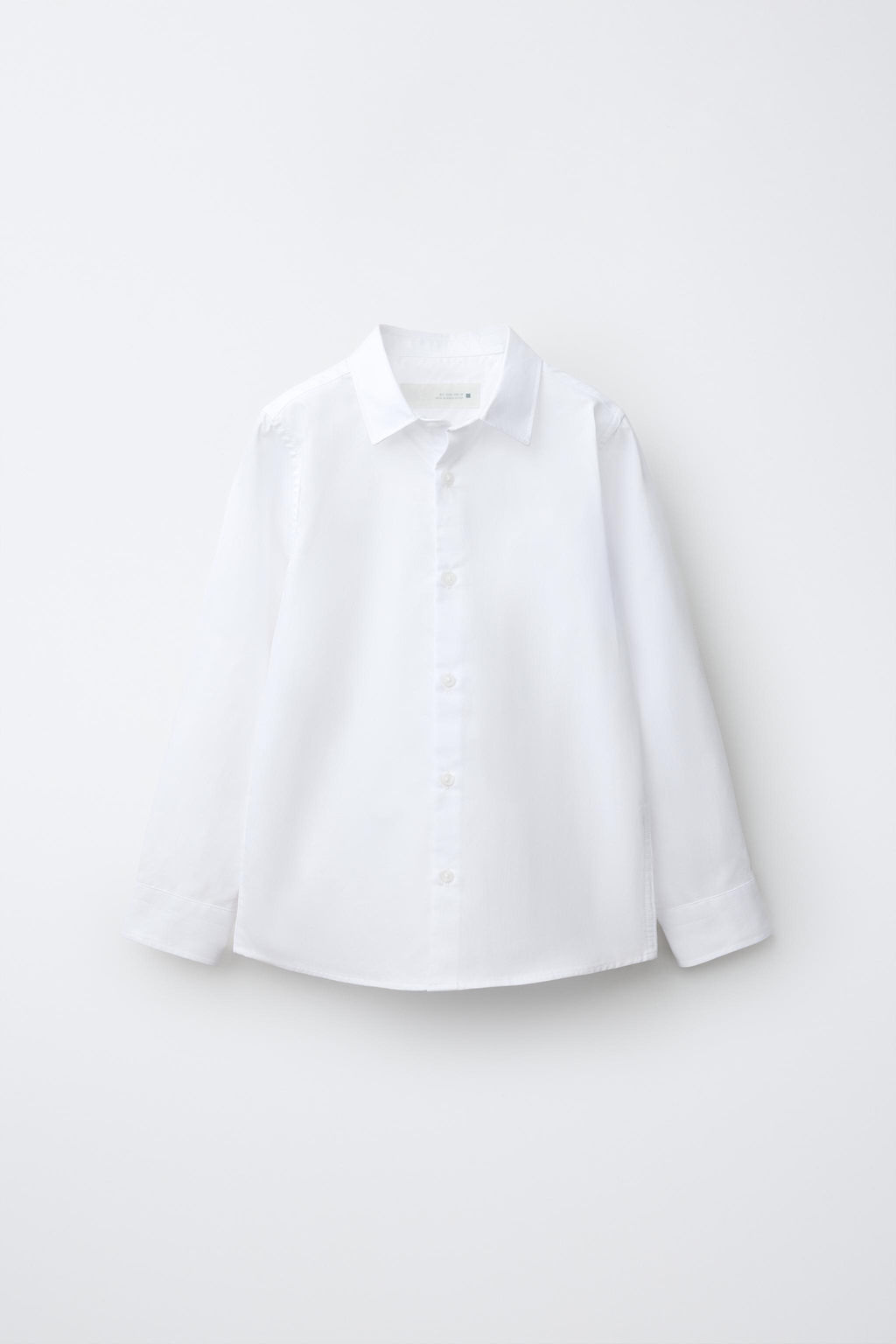 CAMISA LISA TRAJE / Blanco
