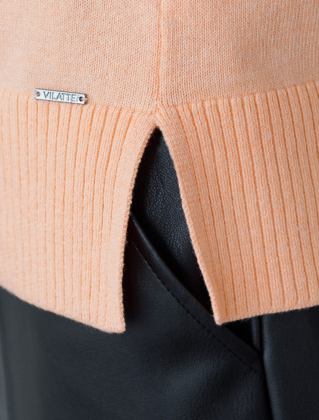 Джемпер тонкой вязки из хлопка с кашемиром - Vilatte фото 6