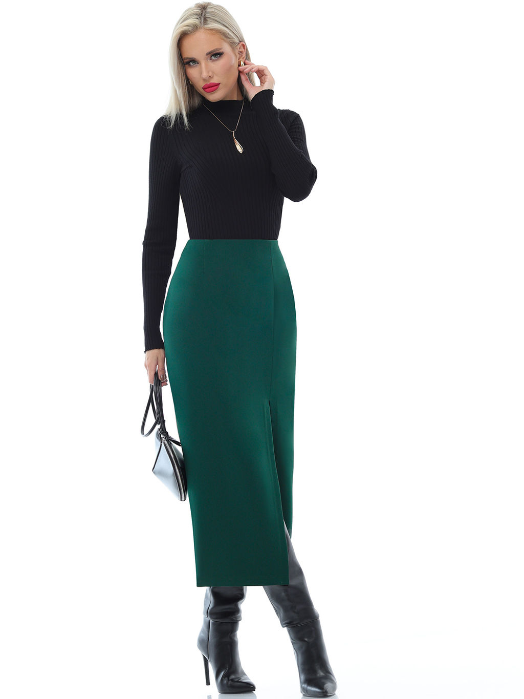 Юбка Символ женственности, грин - Dstrend фото 2