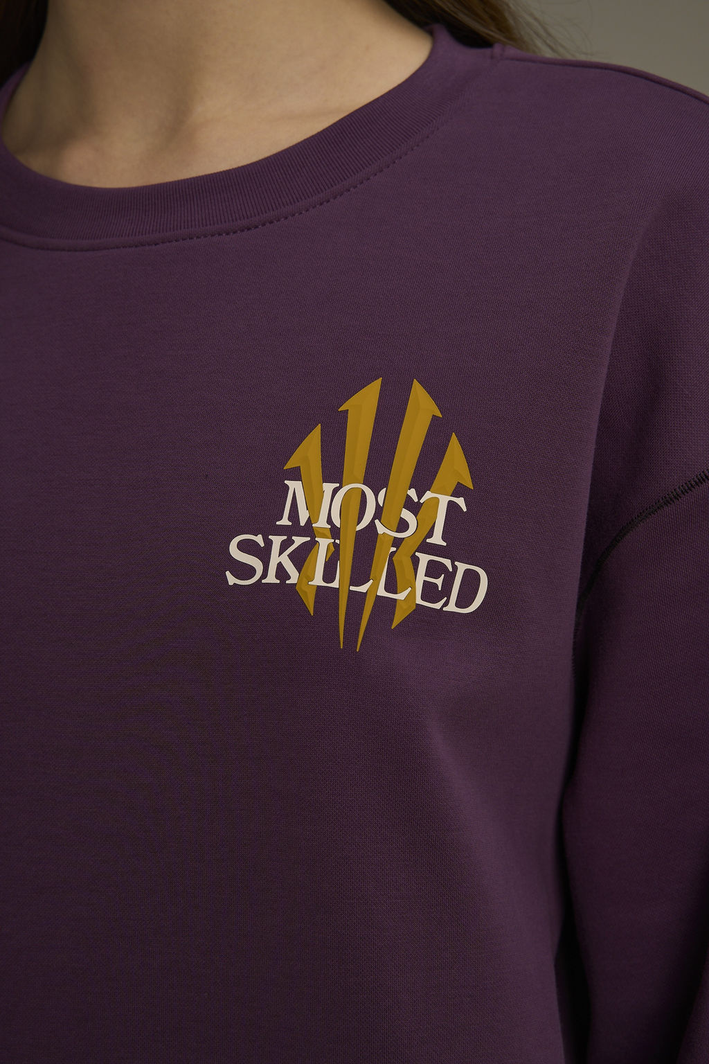 Свитшот утепленный Фиолетовый