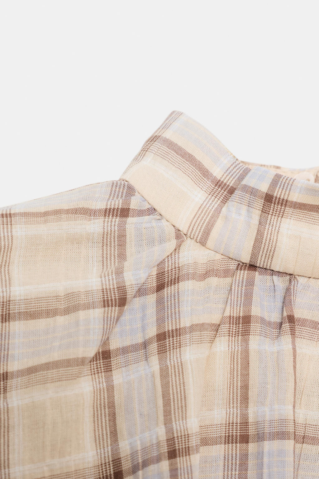 CHECK CAPE CROP TOP - Zara фото 7