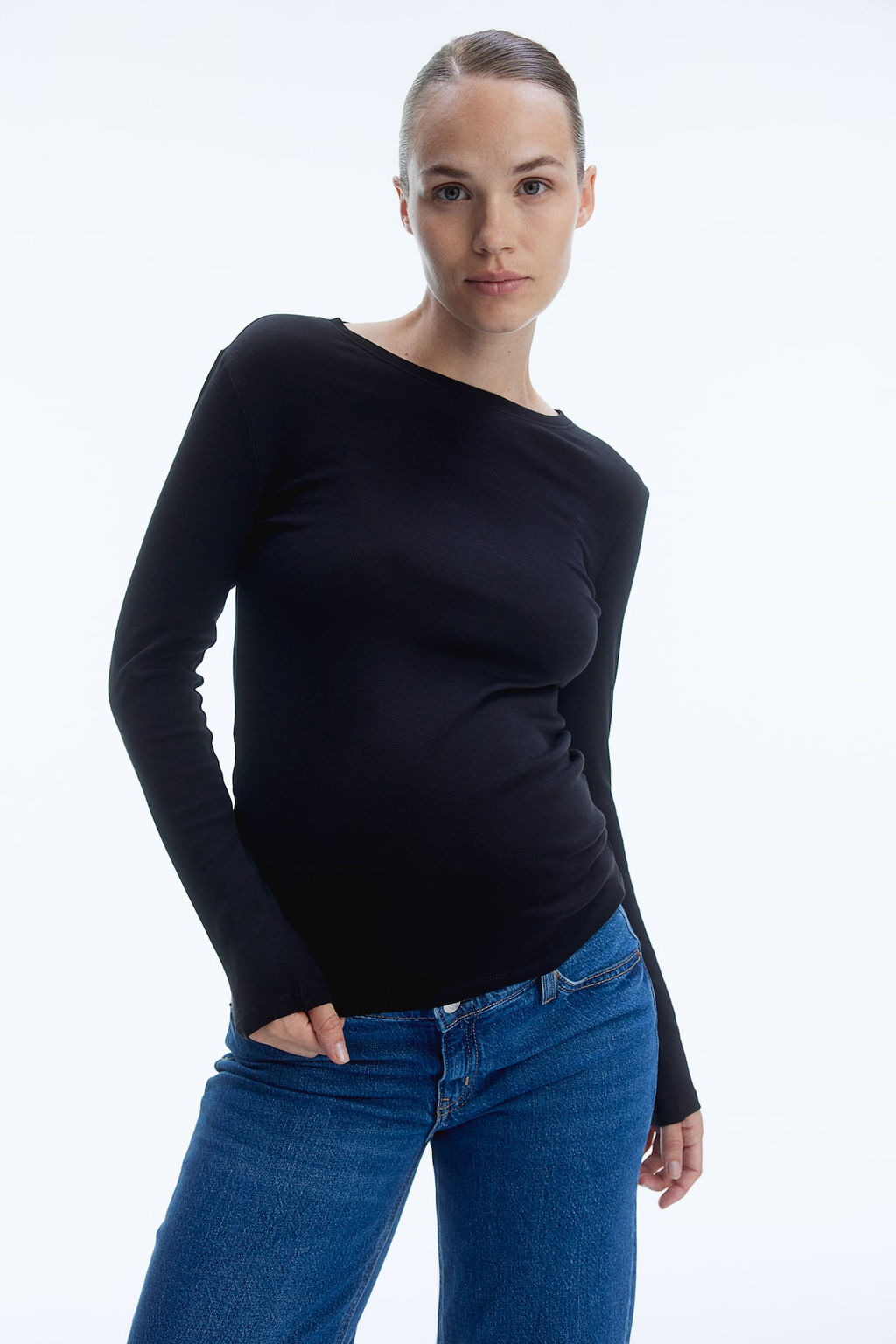 MAMA Pack de 2 camisetas en punto de algodon - H&m фото 2