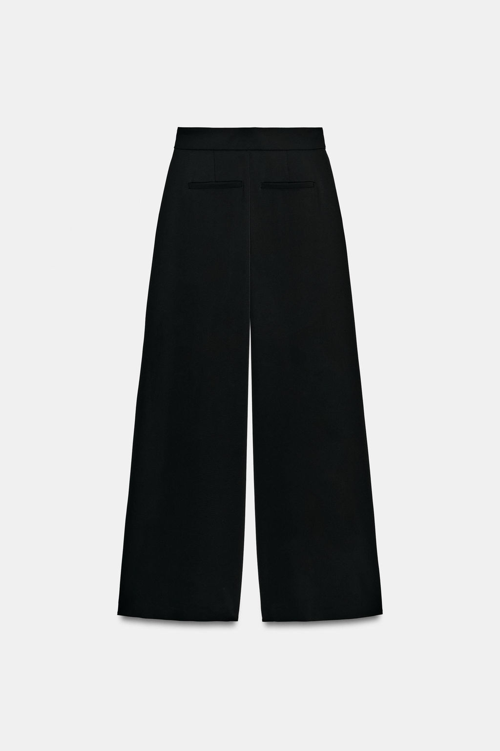 PANTAL?N PALAZZO BOT?N DORADO / Negro - Zara фото 6