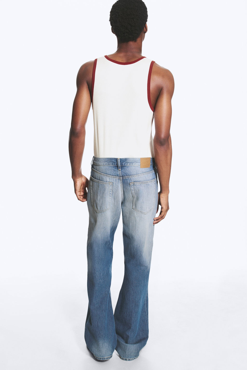 Vaqueros de tiro medio y pernera bootcut holgada Mercury - H&m фото 9