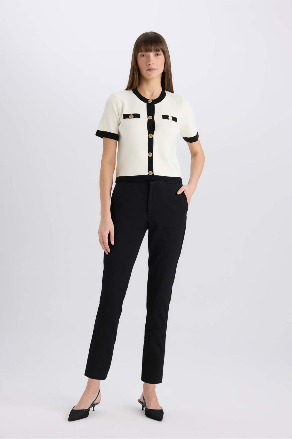Klasik Chino Kumas Pantolon Normal Bel Basic Duz Cepli Bilek Boy - Defacto фото 6