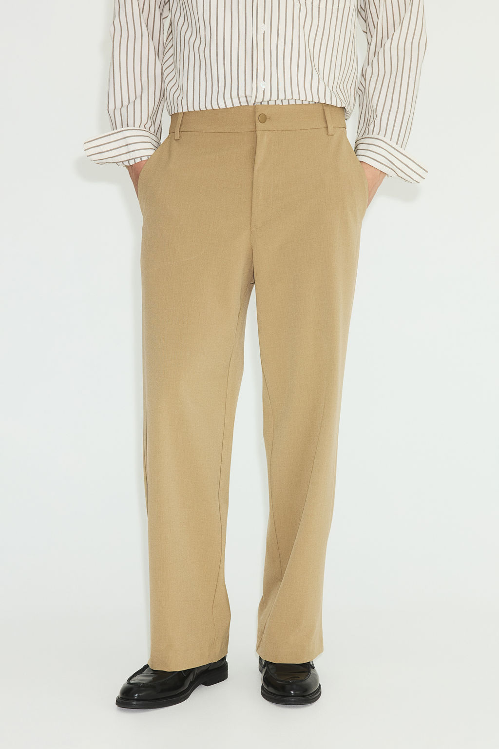 Chinos Four-way stretch Loose Fit - H&m фото 10