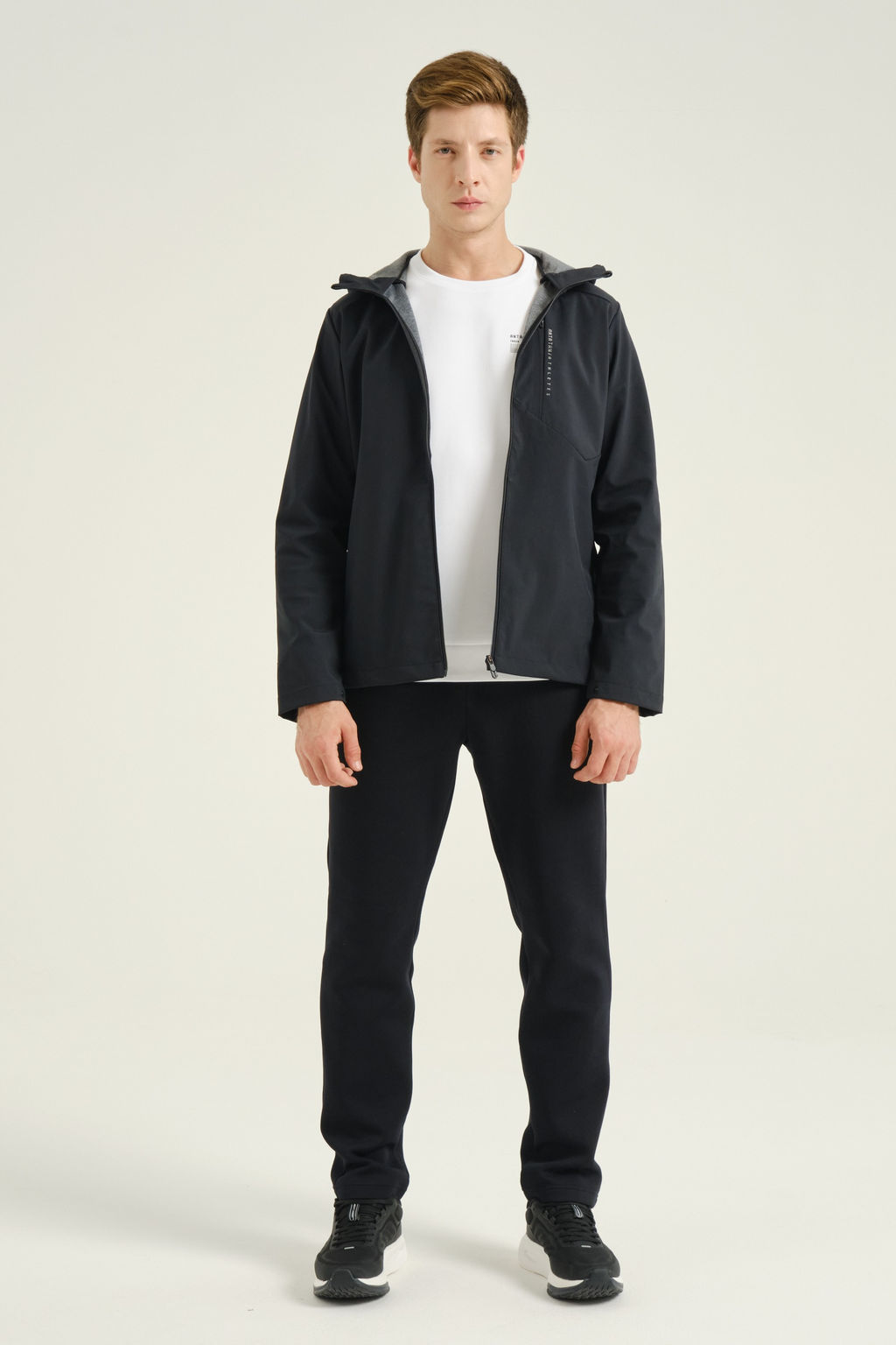 Брюки трикотажные удлиненные Черный - Anta фото 2