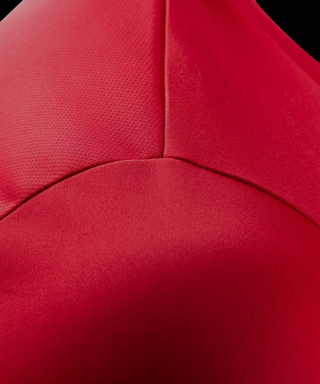 Футболка игровая JOGEL DIVISION PerFormDRY Union Jersey, красный/ темно-красный/белый фото 5