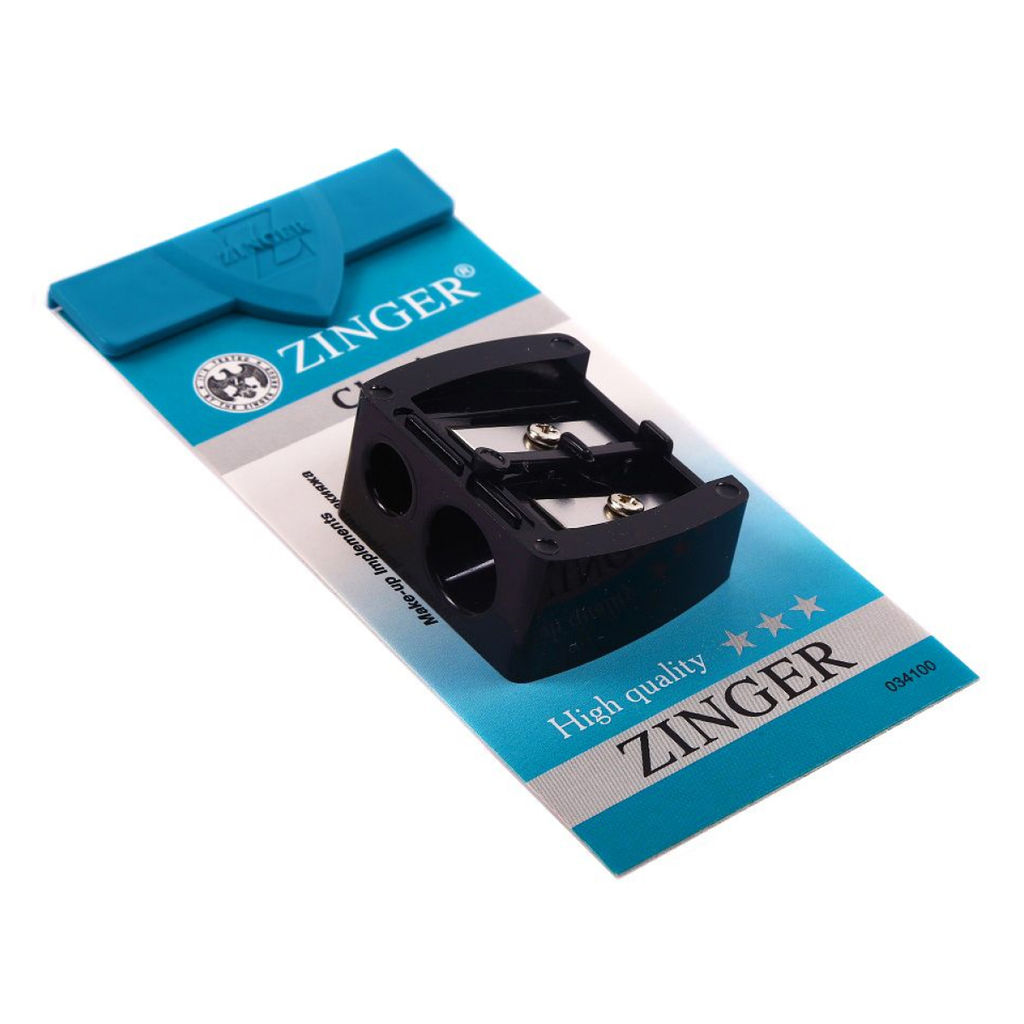 ZINGER Точилка SH -02 двойная чёрная