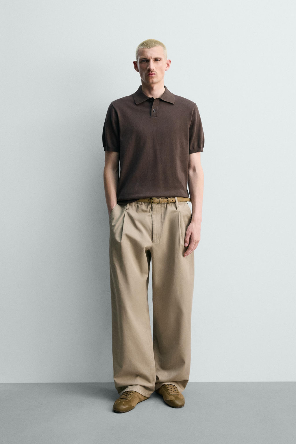 POLO PUNTO REGULAR FIT / Marr?n