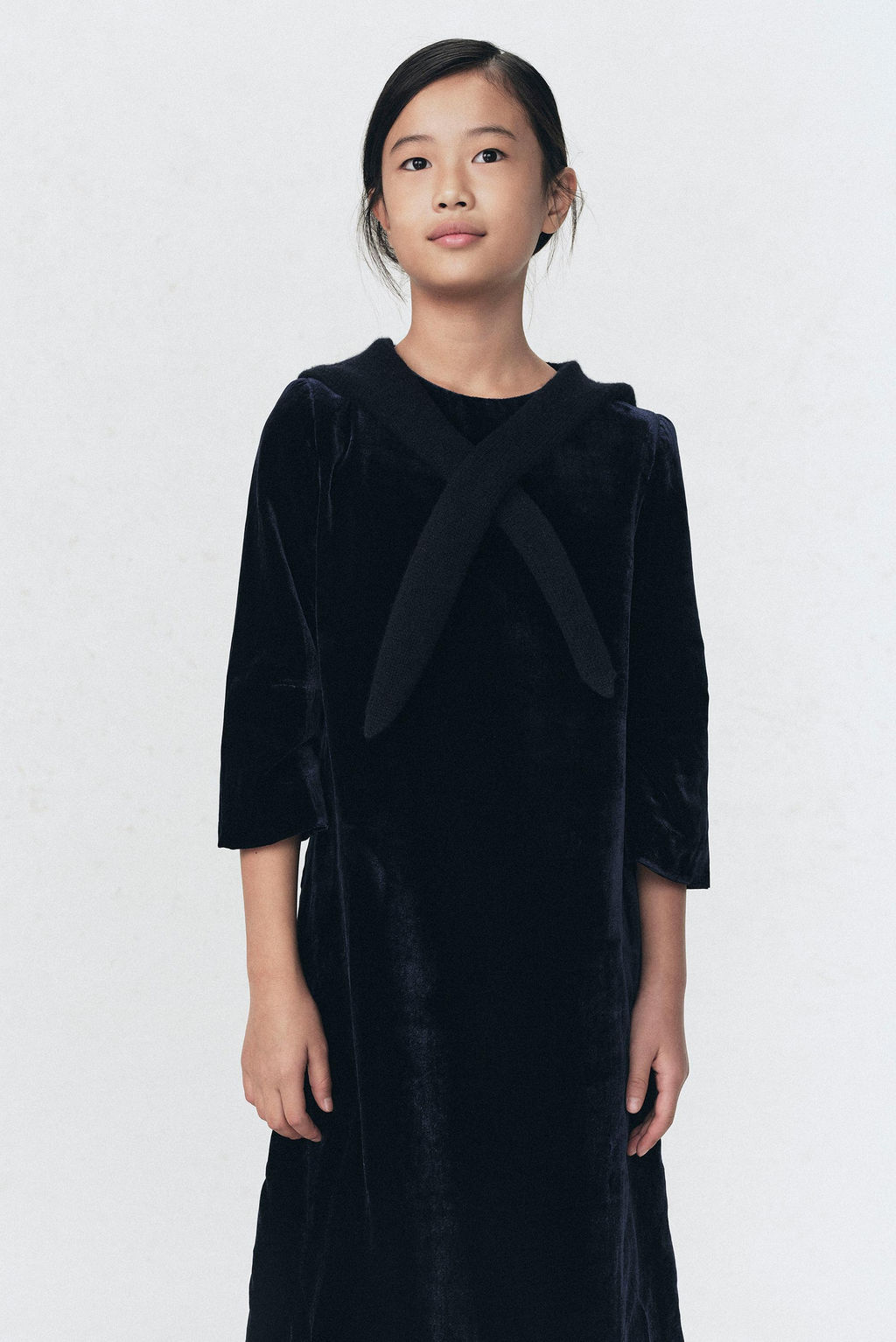 SOSHIOTSUKI x ZARA VELVET DRESS  фото 10