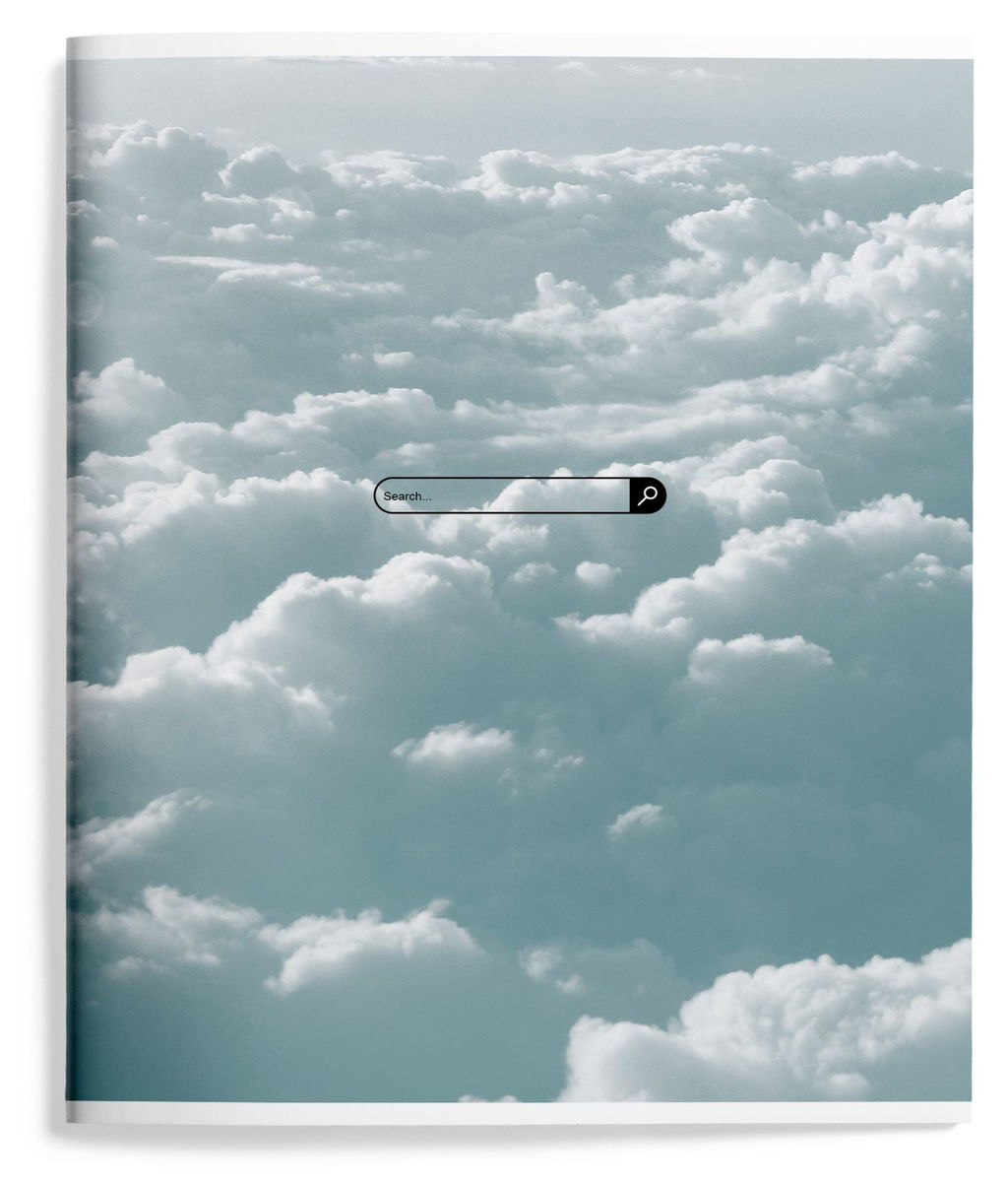 Тетрадь 48 л. А5 клетка, на скрепке, офсет LOREX SOUND IN CLOUDS мелованный картон, двойная обложка, запечатка форзаца, soft touch - Buro фото 7