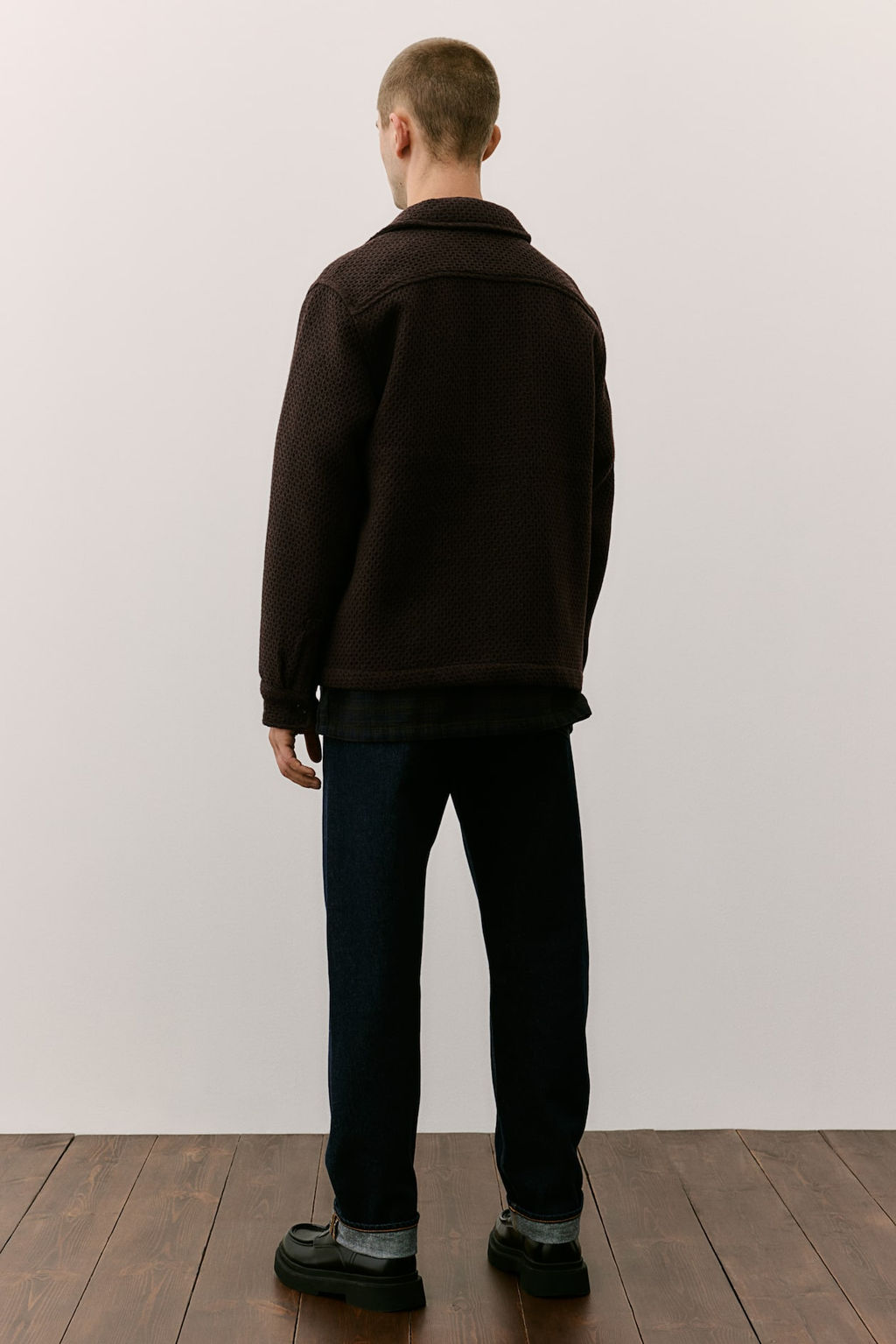 Sobrecamisa gofrada Regular Fit - H&m фото 6