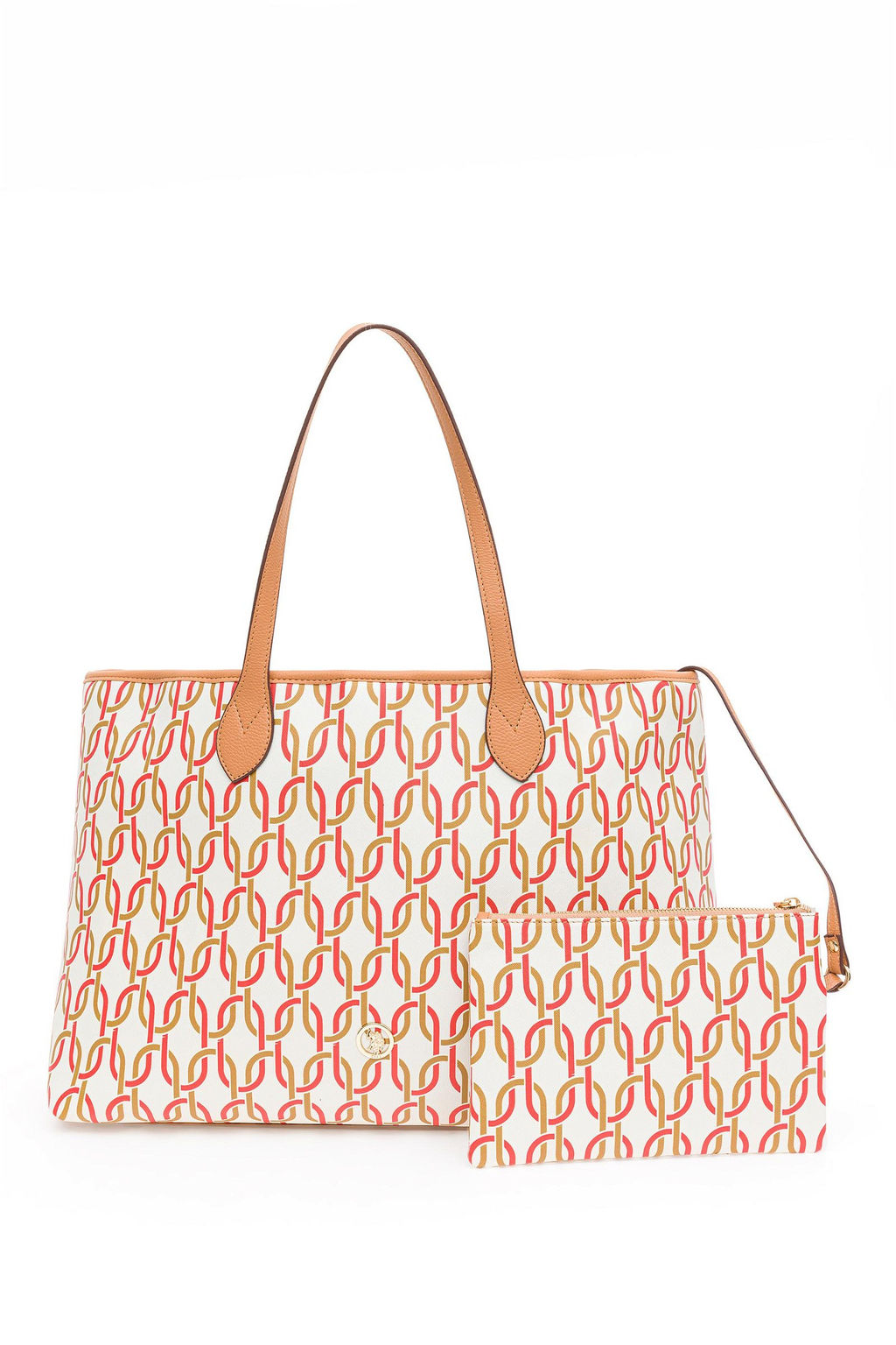 U. S. Polo Assn / Женская кремовая сумка - U.s. polo assn фото 4