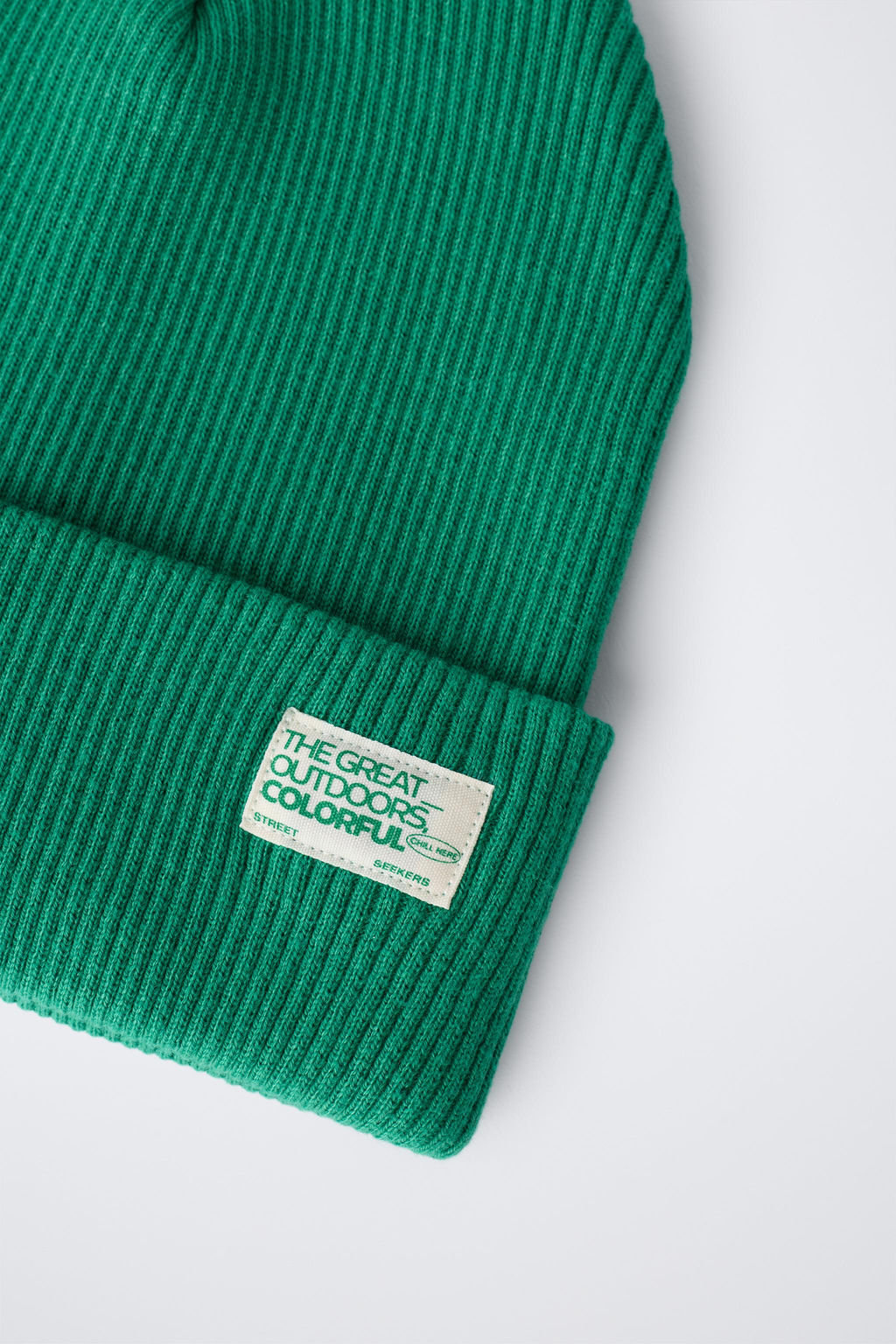 GORRO PUNTO CANAL? ETIQUETA / Verde - Zara фото 3