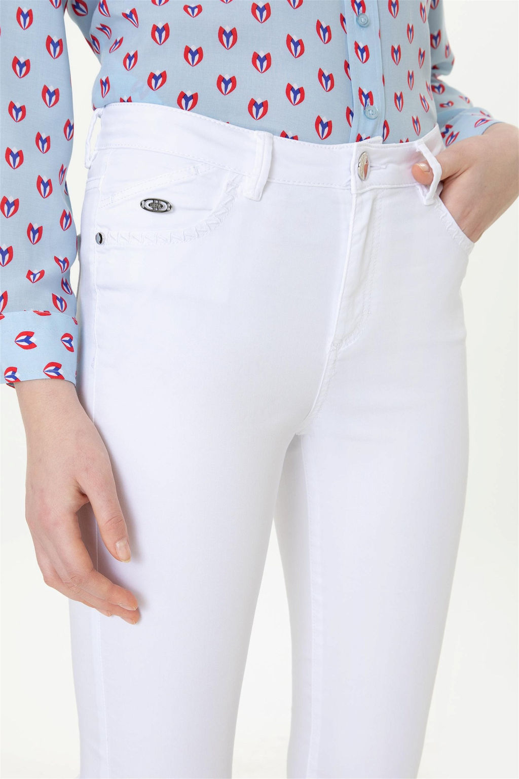 U. S. Polo Assn Женские белые брюки - U.s. polo assn фото 10