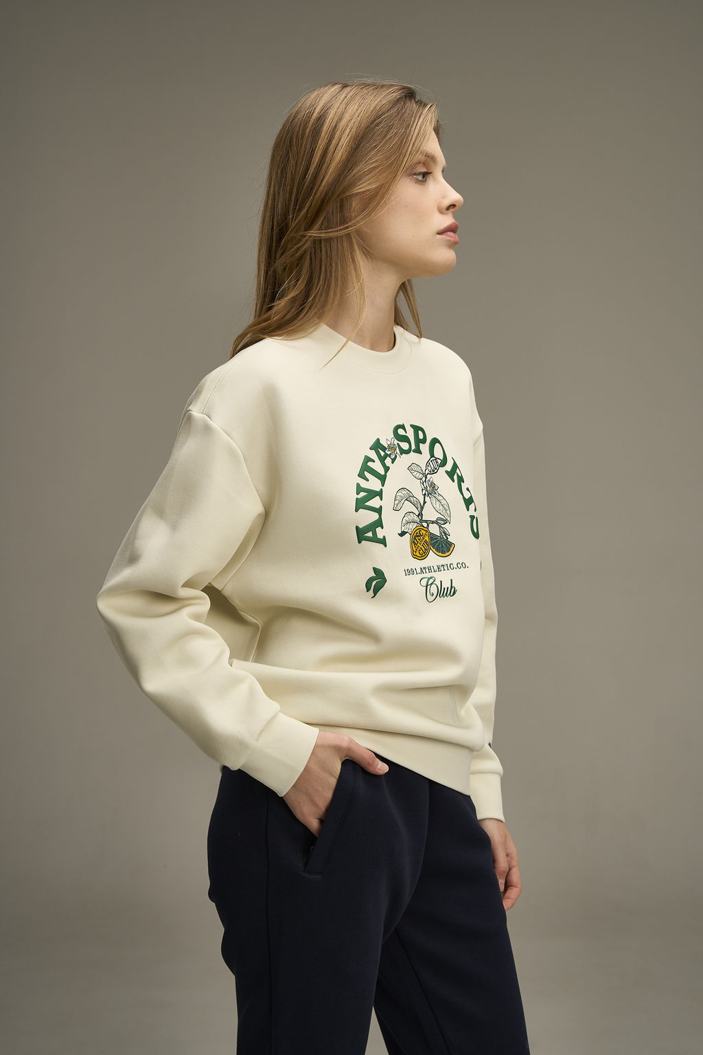 Свитшот Бледно-желтый