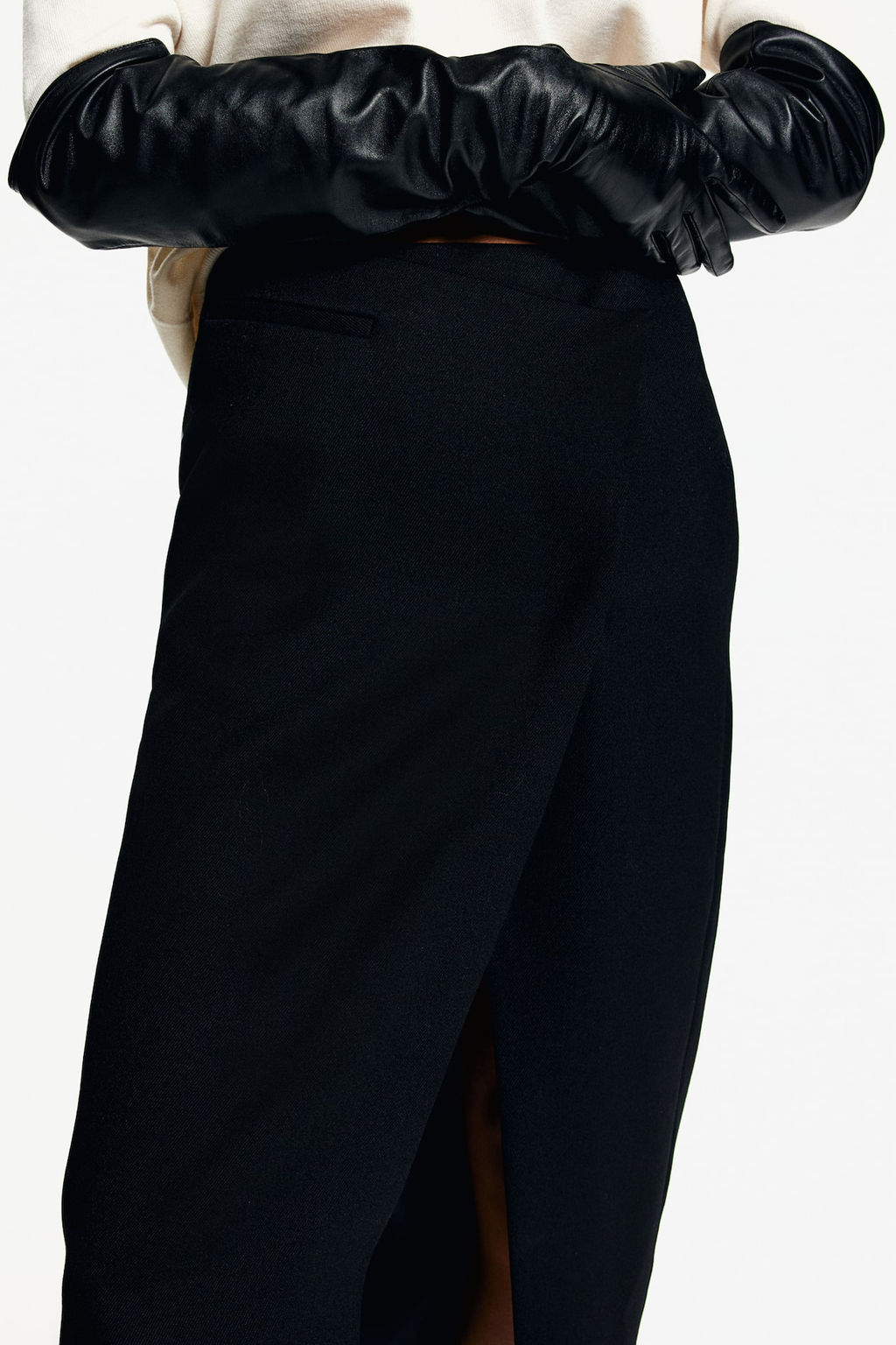 Falda de tubo en lana - H&m фото 3