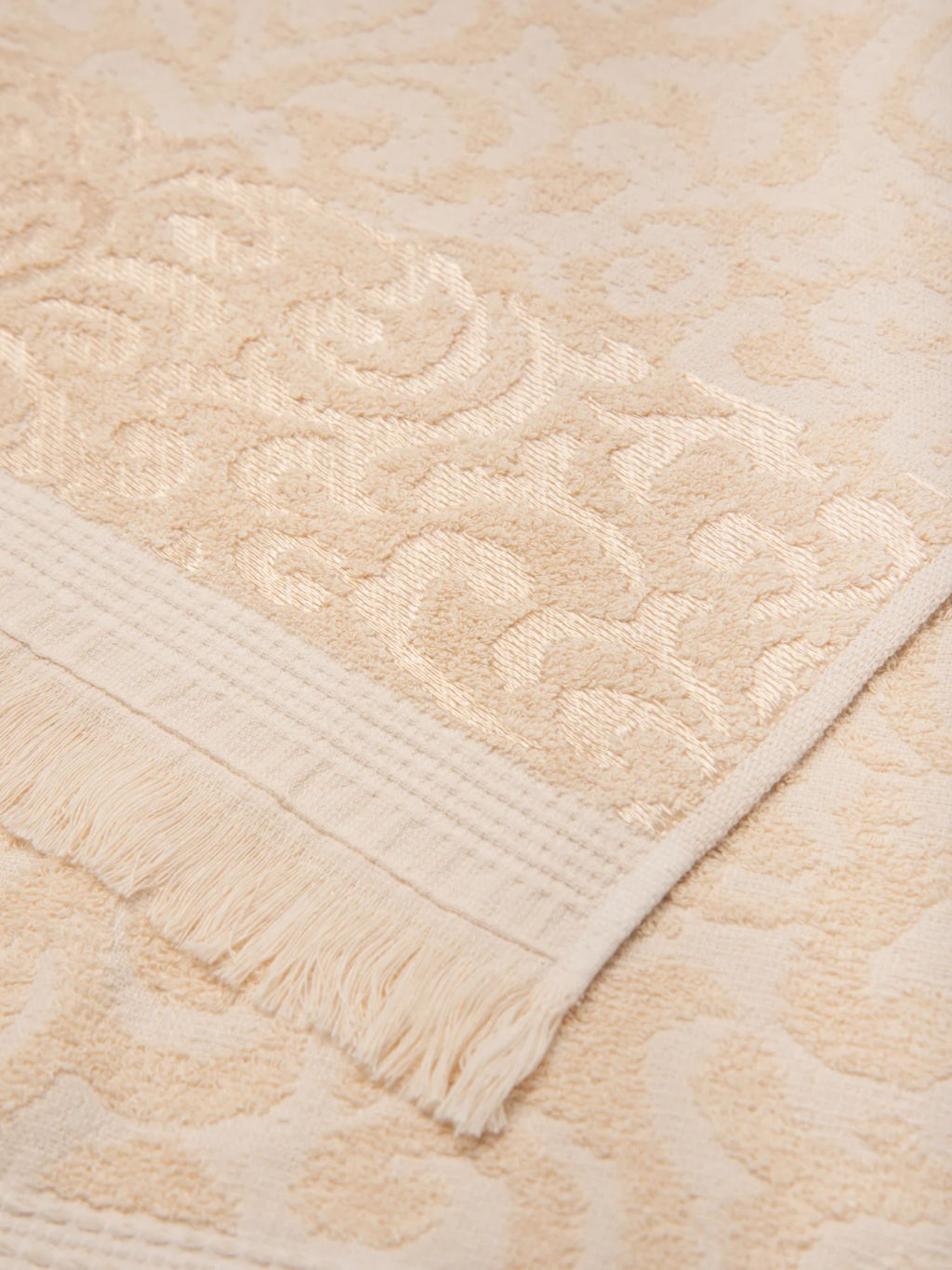 Махровое полотенце Вензеля цвет песочный,100% хлопок, 50х80см - New star фото 3