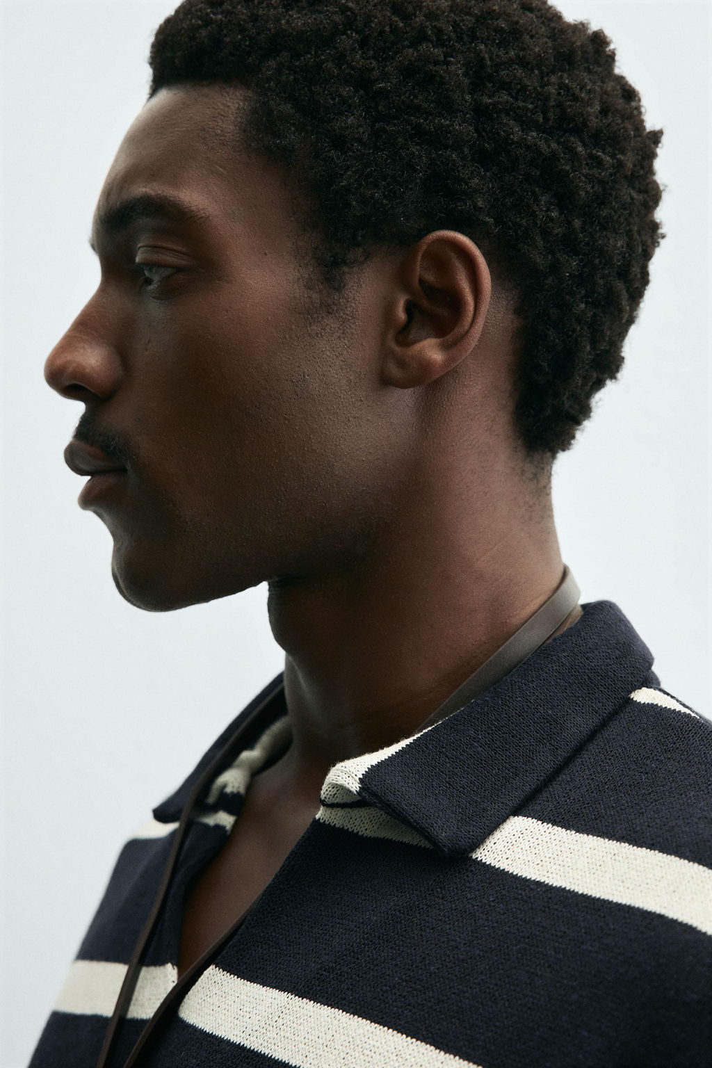 STRIPED JACQUARD POLO SHIRT - Zara фото 7