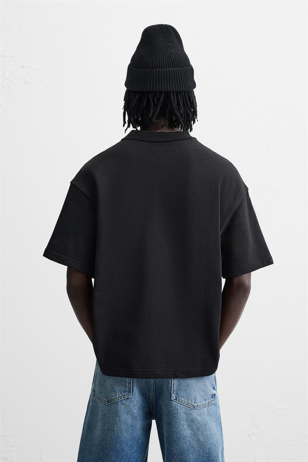 RELAXED FIT POLO SHIRT - Zara фото 19