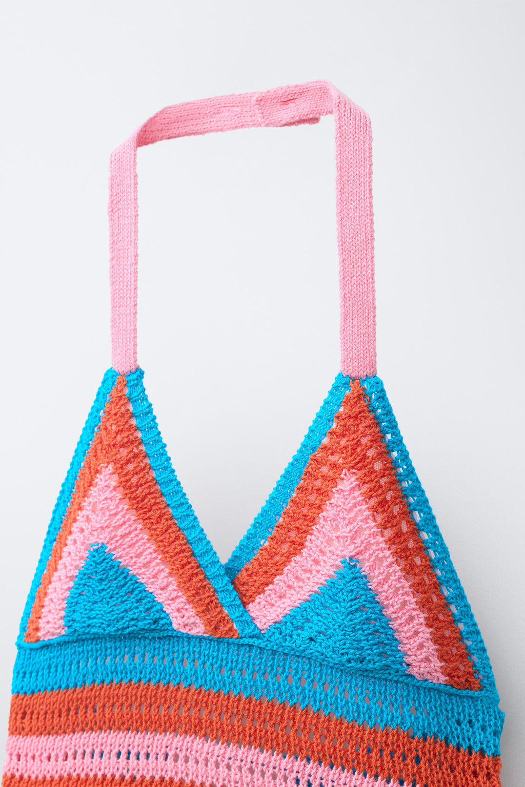 TOP PUNTO CROCHET / Multicolor