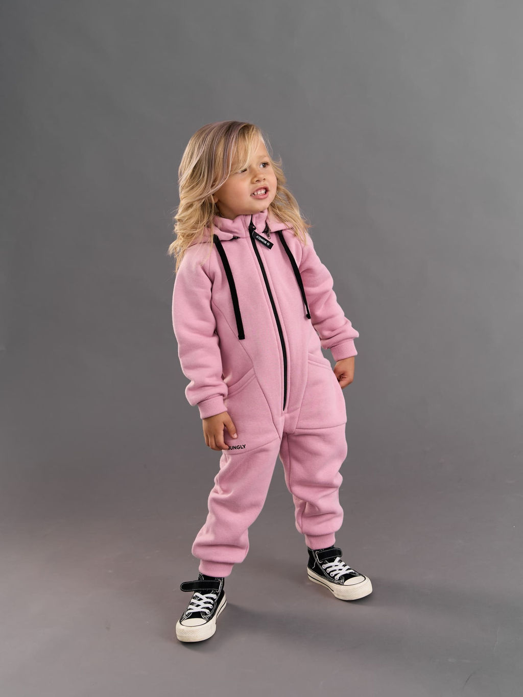 Комбинезон-трансформер с клапаном Пудра утепленный - Bungly фото 5