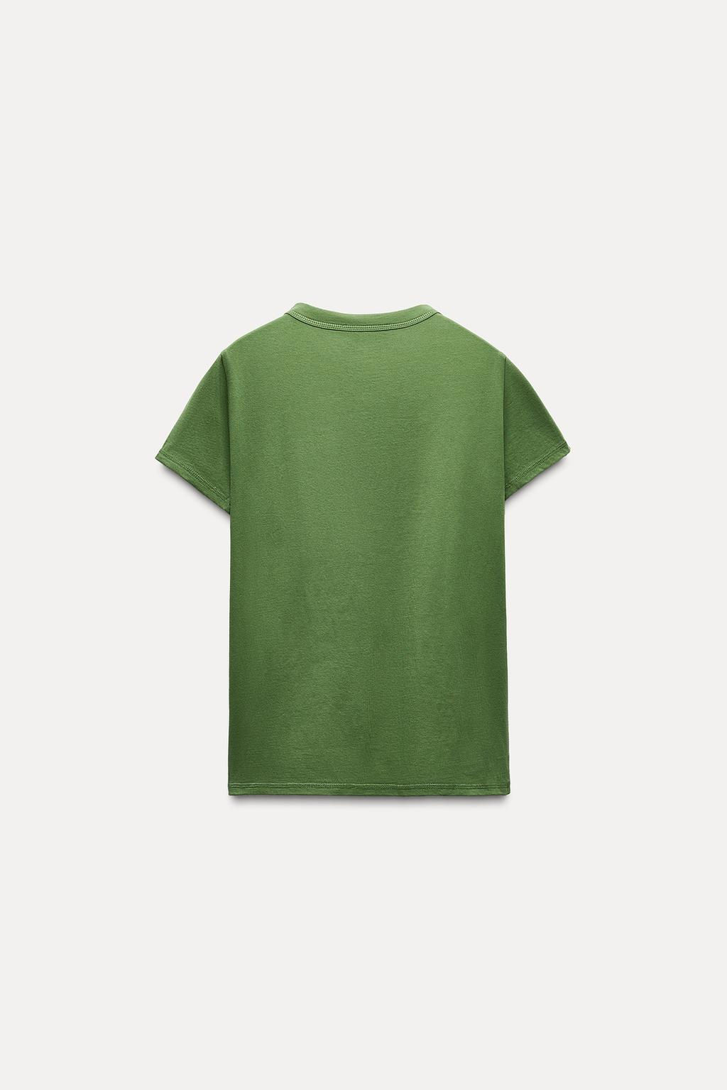 T-SHIRT WITH POCKET - Zara фото 17