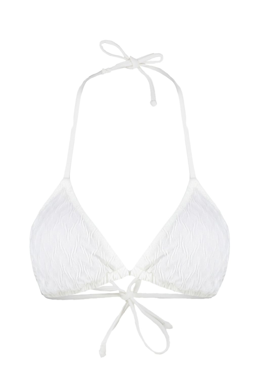 Ekru Ucgen Kapl? Bikini Ustu TBESS23BU00272