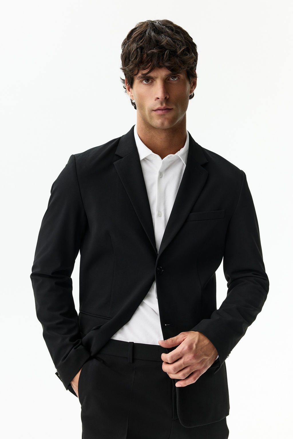 Americana de traje Wrinkle-resistant Slim Fit - H&m фото 11