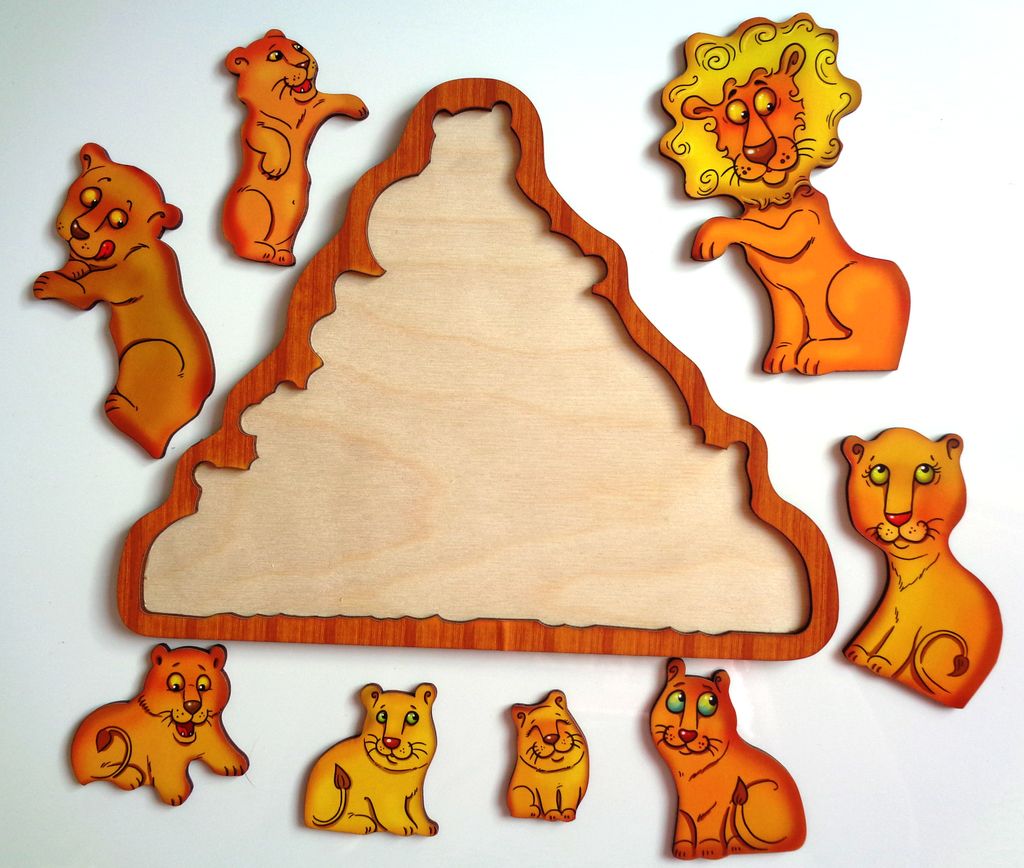 Головоломка Львы - Smiledecor фото 2