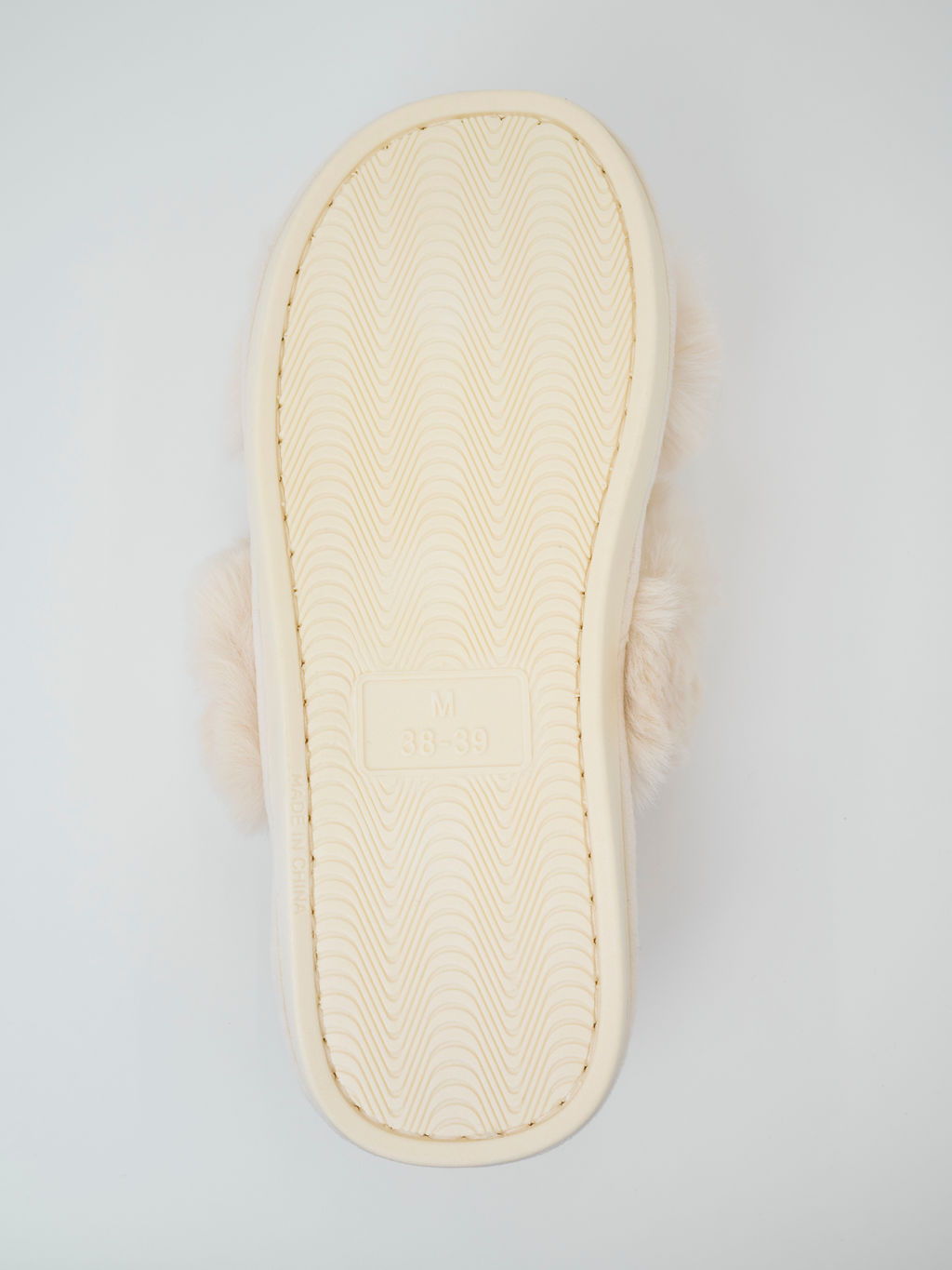 Тапочки домашние Indefini полиэстер кремовый  фото 5