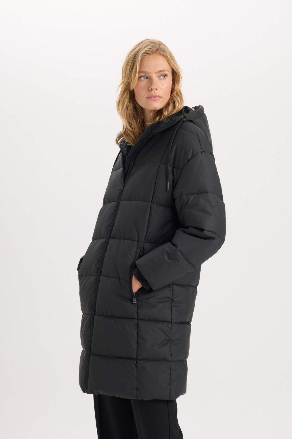 Regular Fit Kapusonlu Fermuarl? Cepli Parka - Defacto фото 2