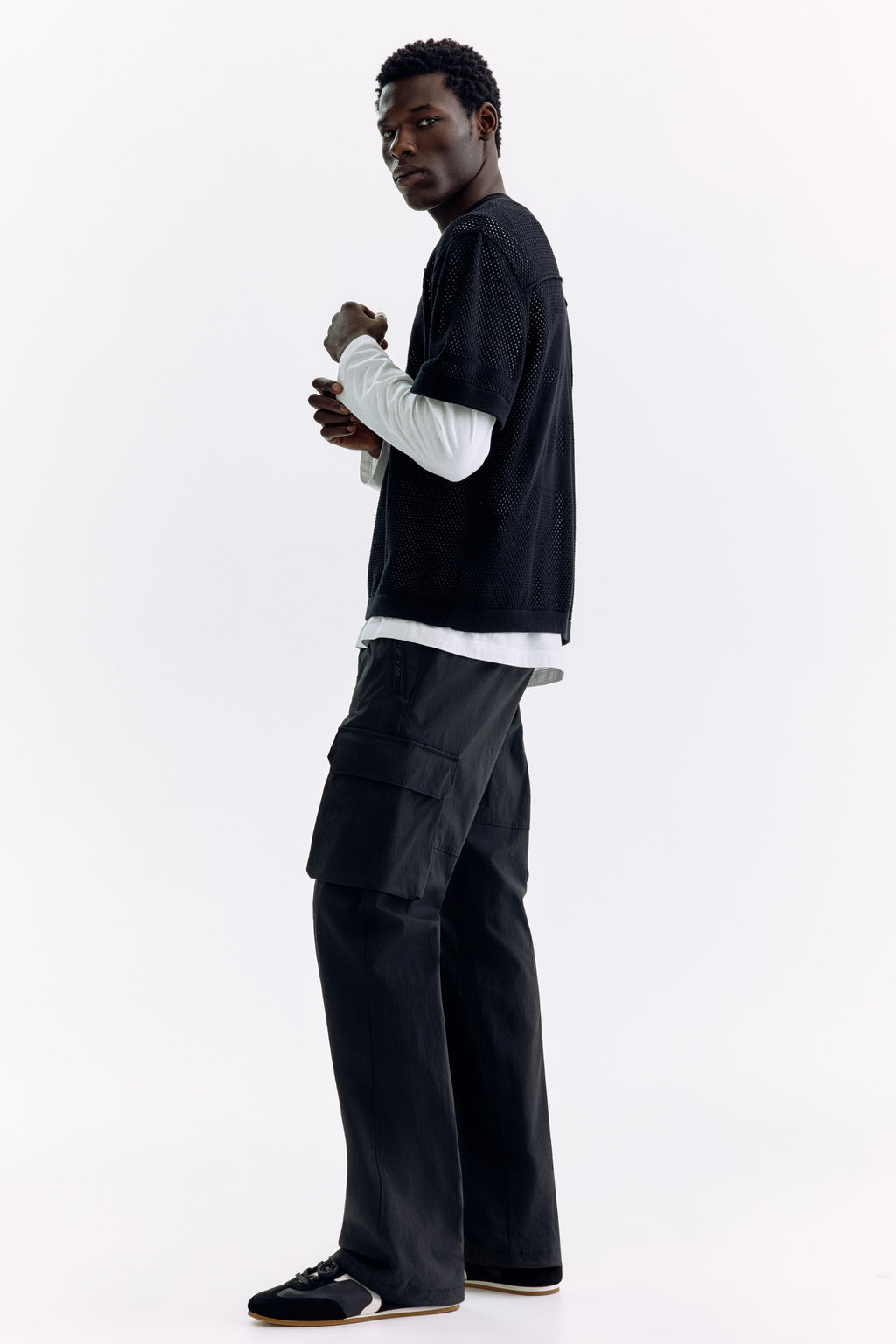 Pantal?n cargo de nailon Regular Fit - H&m фото 4