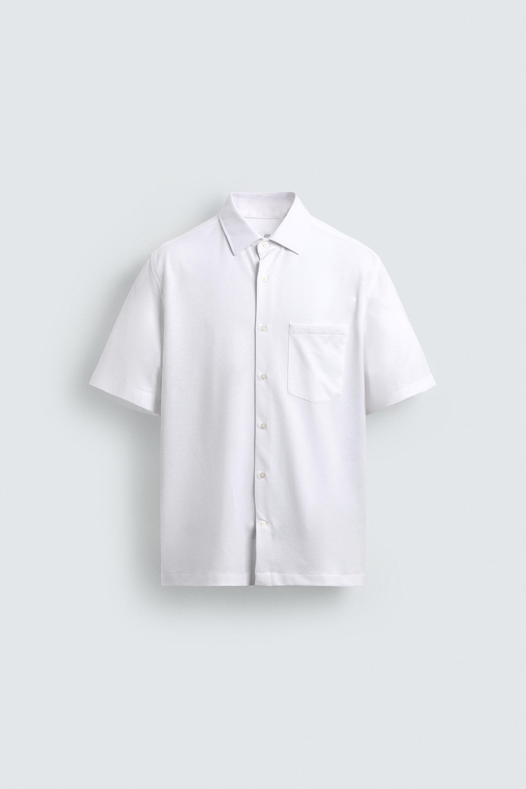 CAMISA REGULAR FIT ESTRUCTURA / Blanco - Zara фото 7
