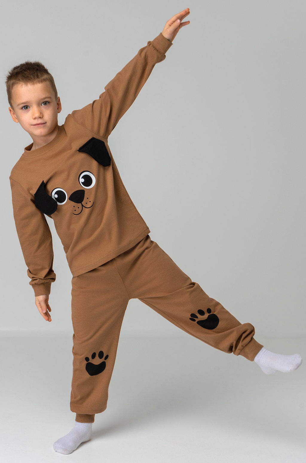 Хлопковая пижама для мальчика Bonito  фото 3