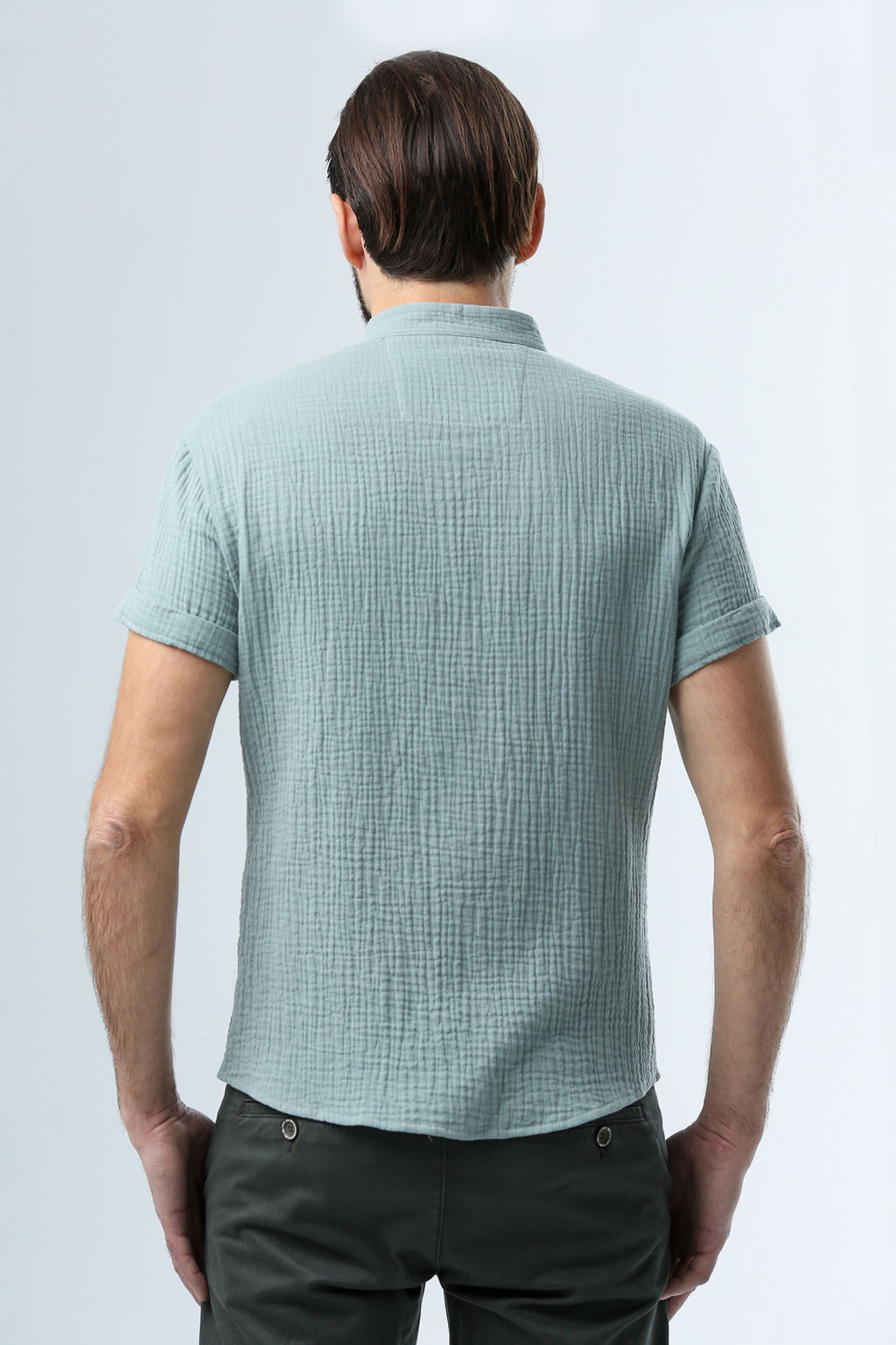 Мужская рубашка 219-с-04 - Nicolo angi фото 2