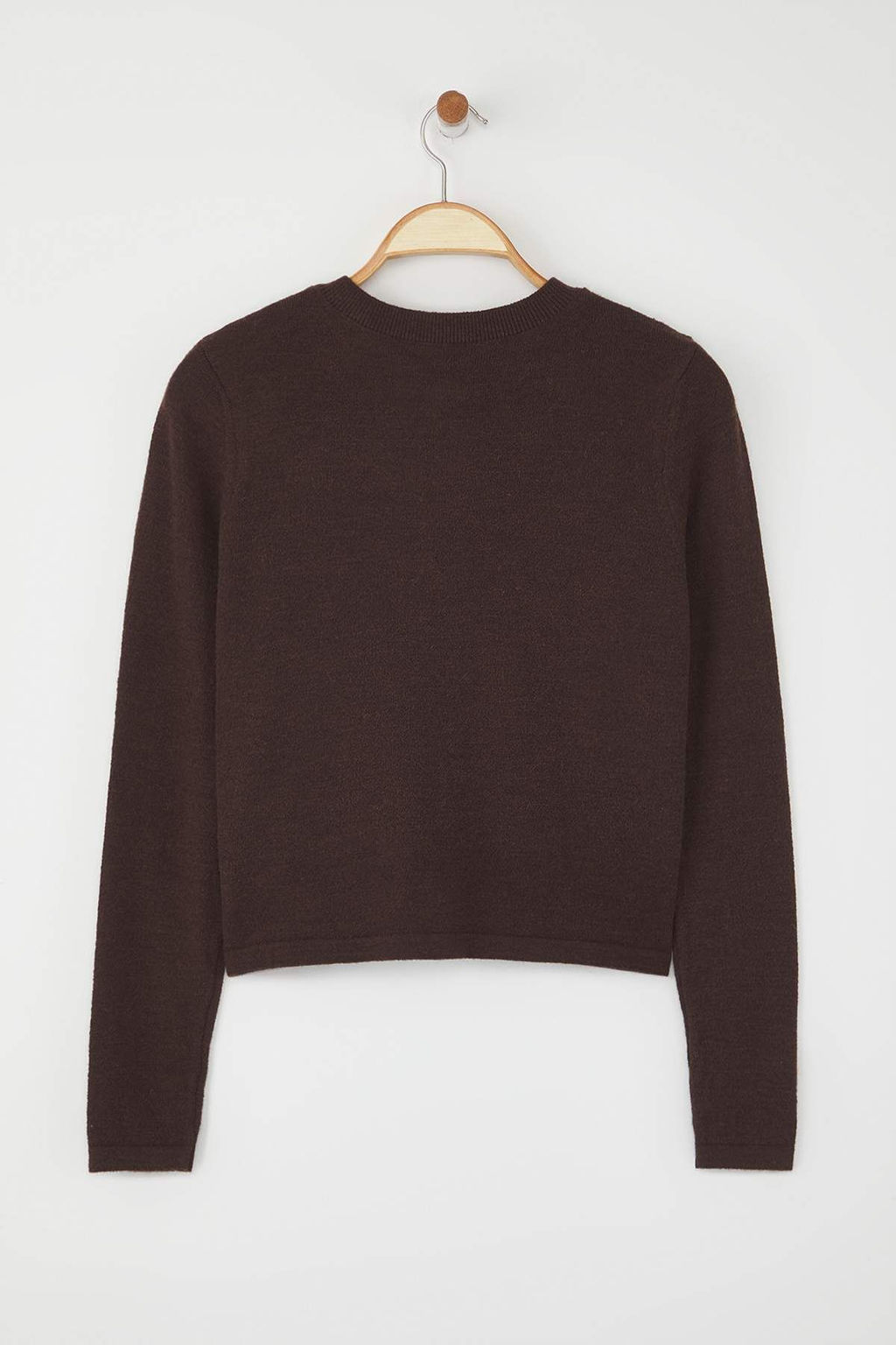 TRENDYOLMILLA Bordo Yunlu Ceket Gorunumlu Triko H?rka TWOAW25HI00049 фото 7