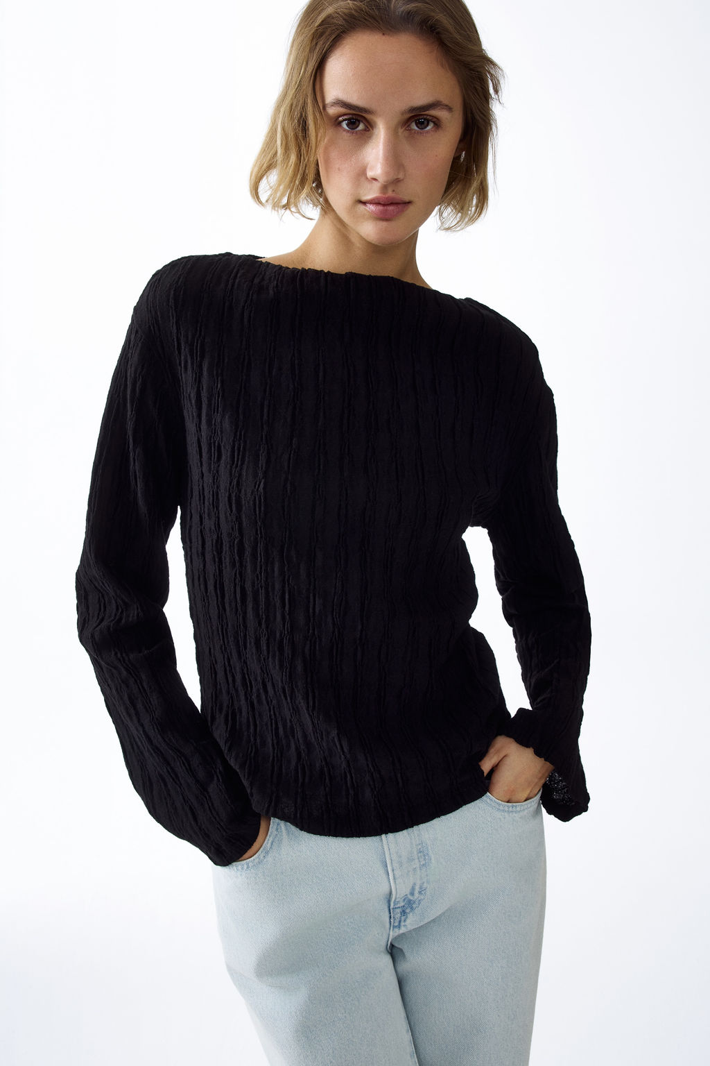 Top con escote barco - H&m фото 5