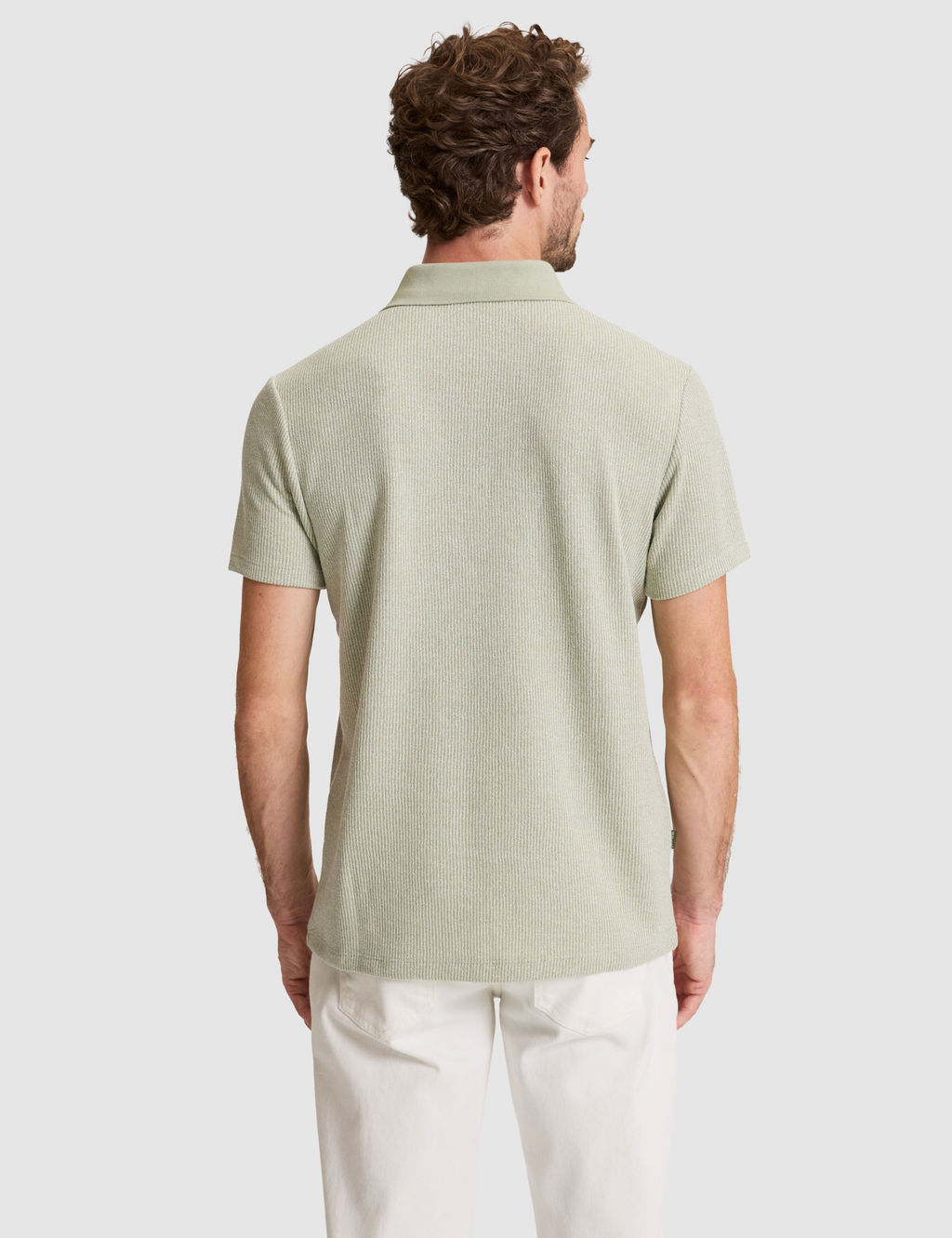 Haki Slim Fit _rme Dokulu Polo Yaka Ti__rt
